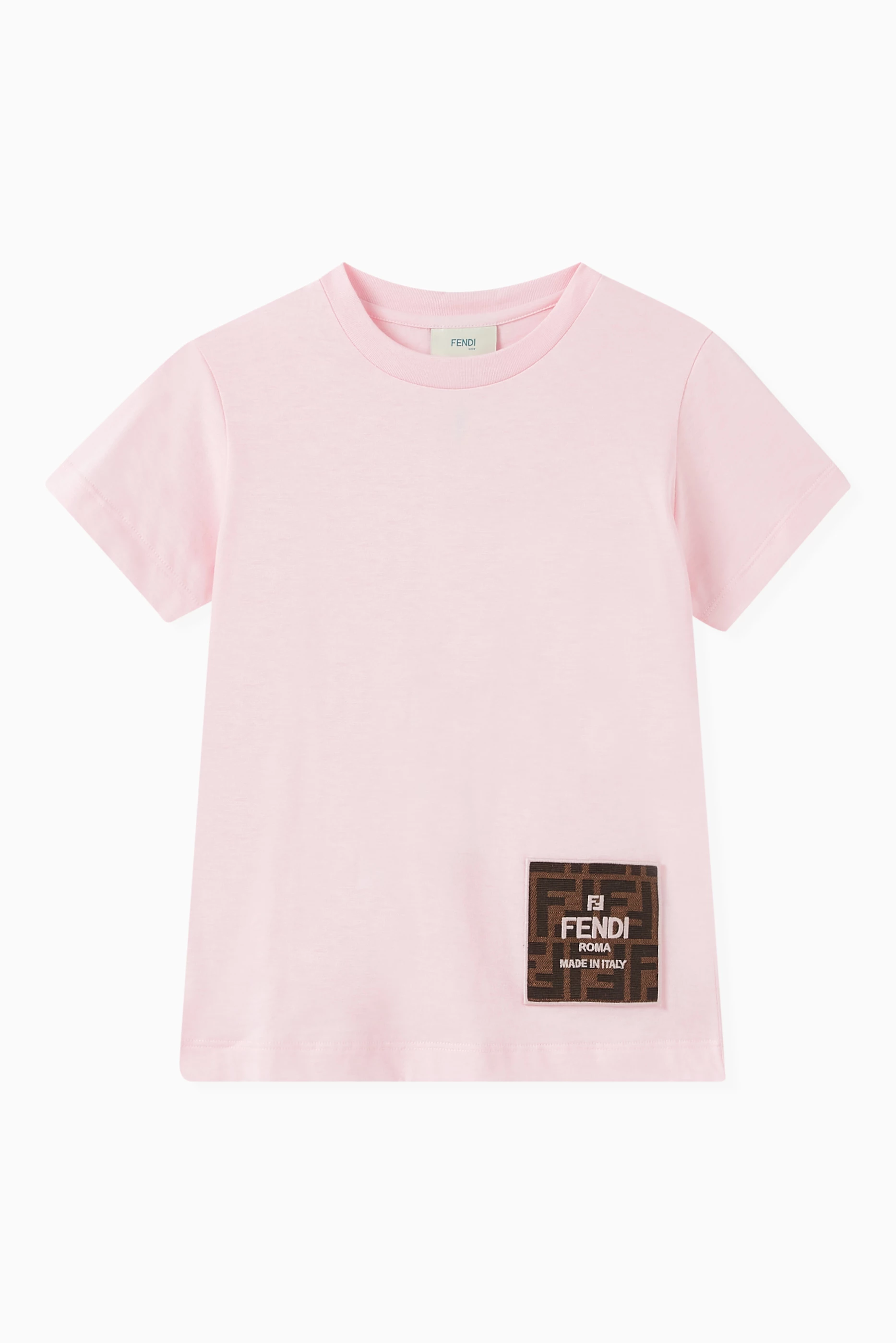 Pink fendi online t shirt