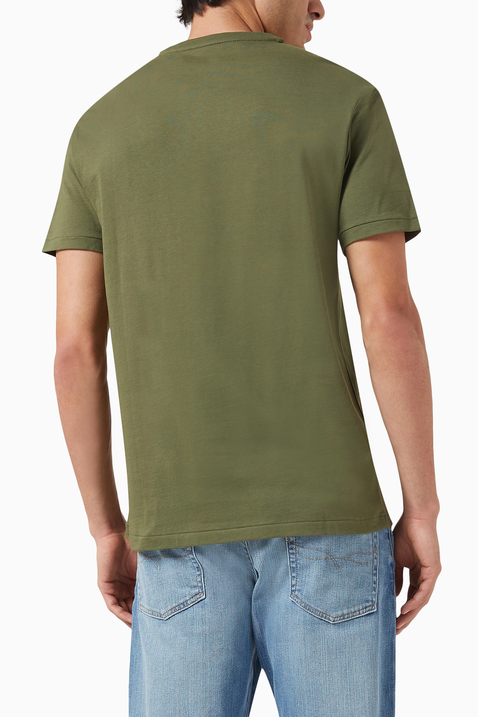 T-shirt Polo Ralph Lauren Green size XXXL International in Cotton - 39013555