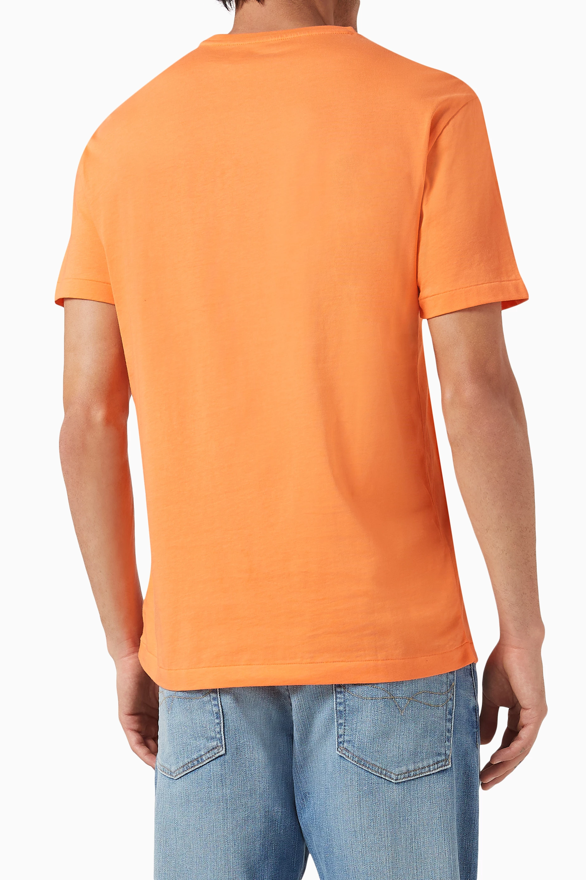 Orange ralph deals lauren t shirt