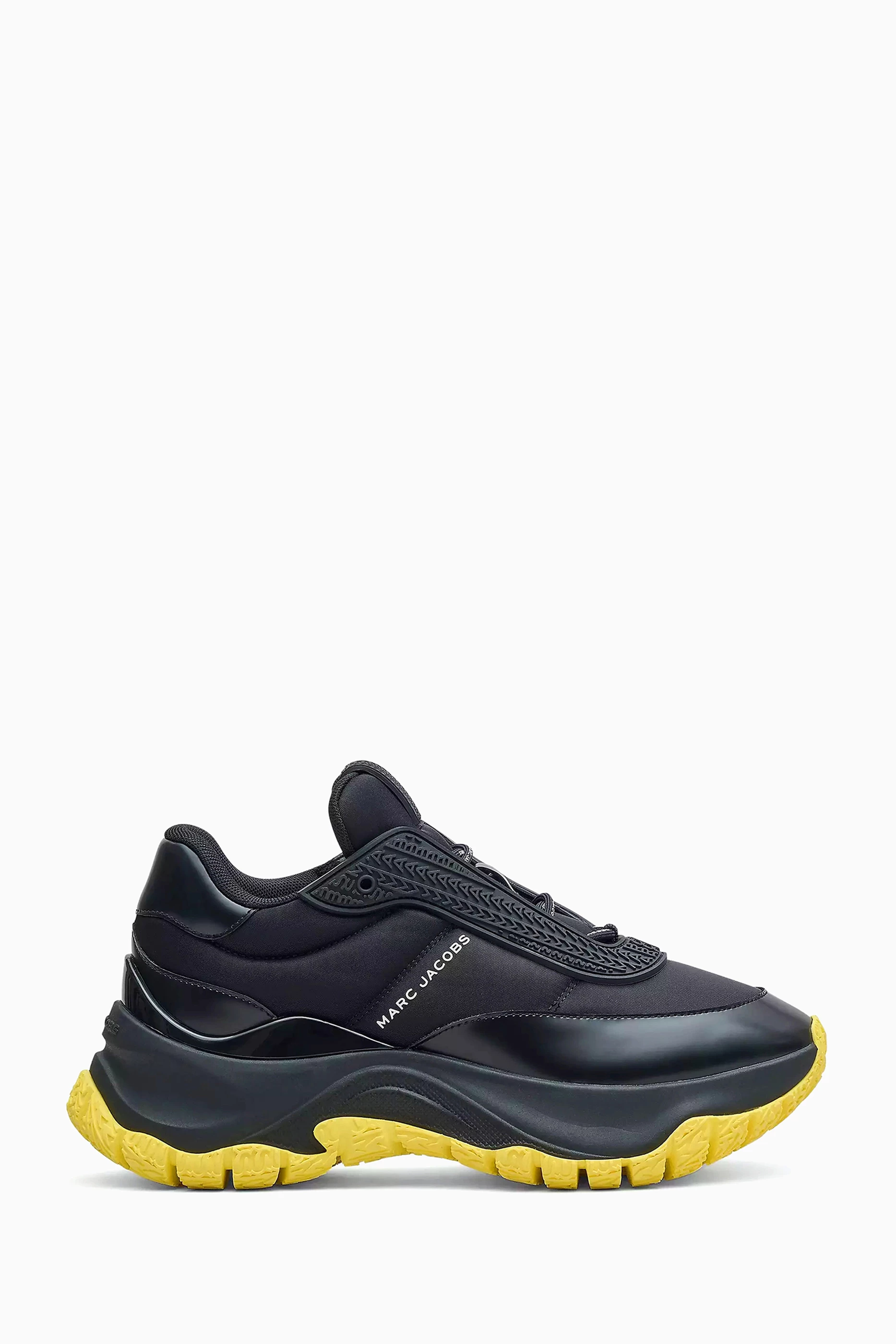 Buy Marc Jacobs Black The Lazy Low top Sneakers in Nylon Leather