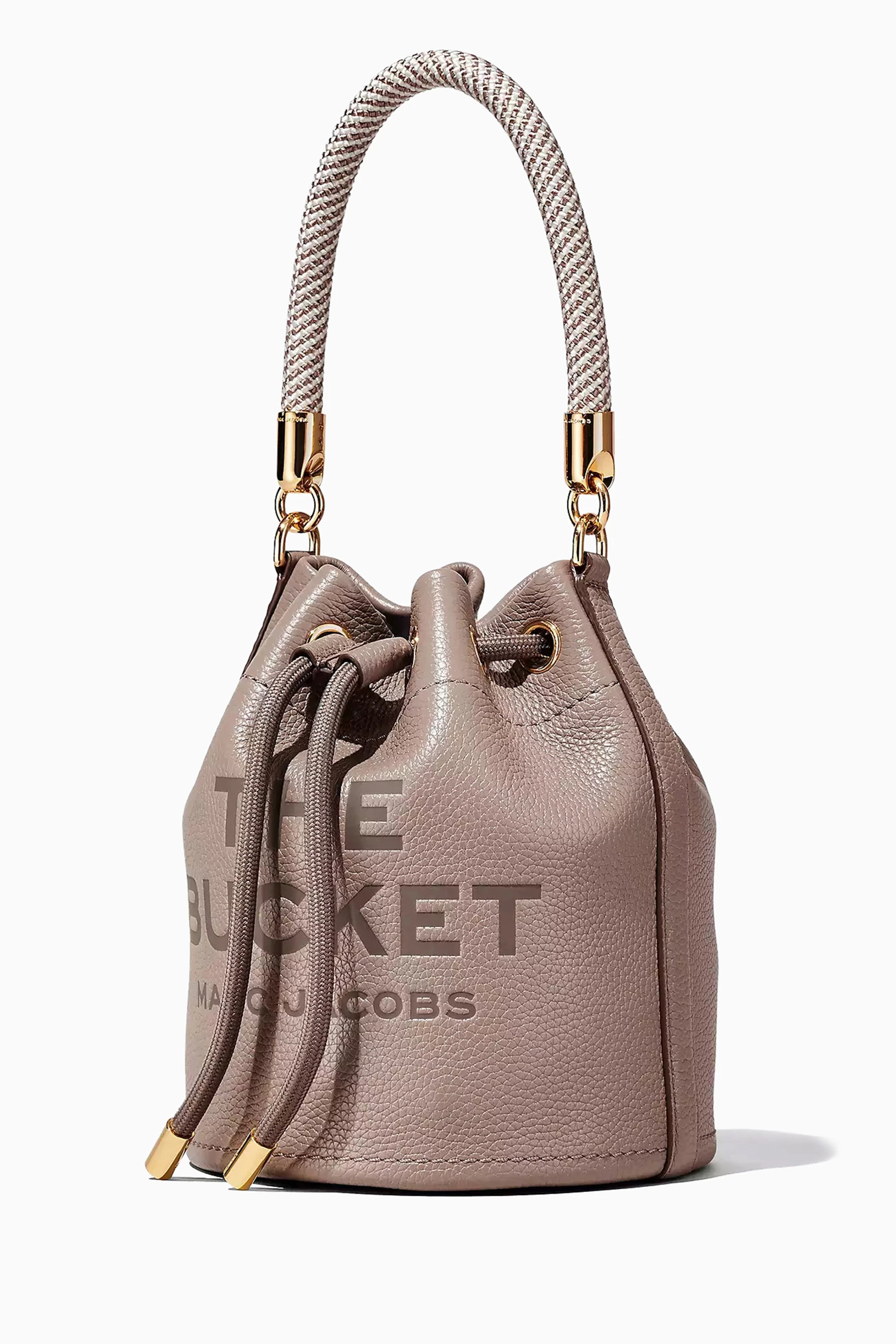 Buy Marc Jacobs Grey The Bucket Bag in Leather for Women in UAE