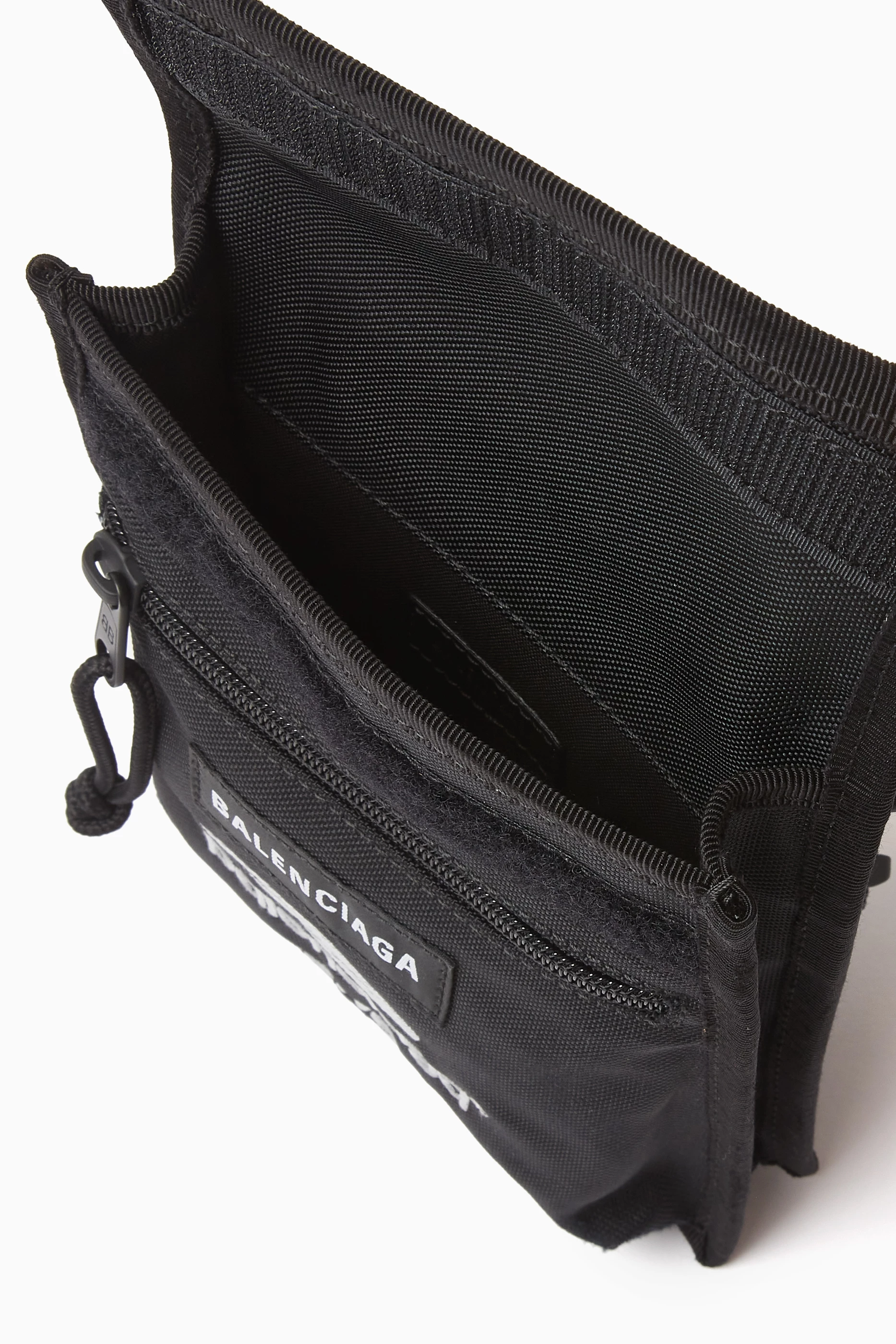 Balenciaga black explorer discount pouch