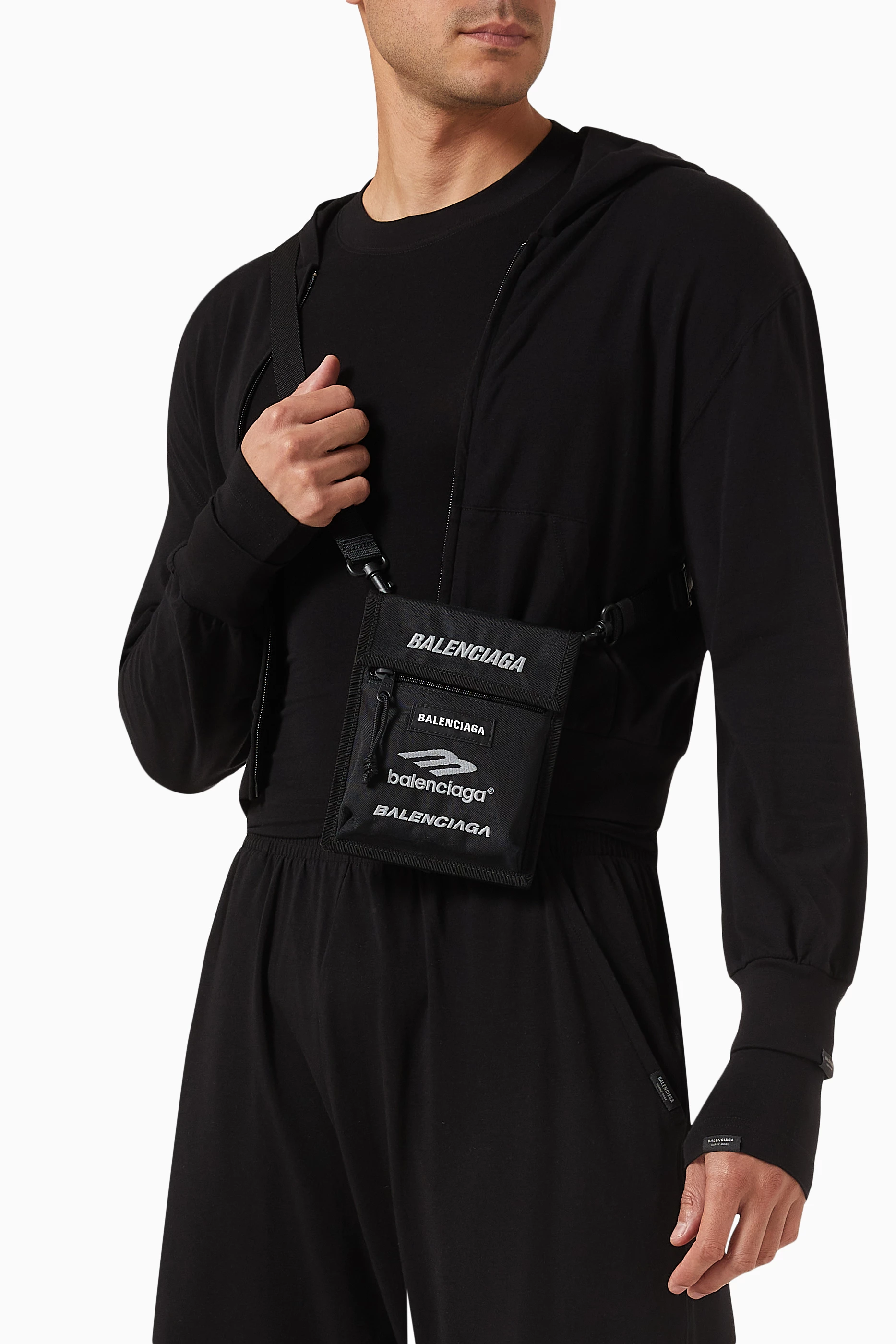 Balenciaga explorer hot sale pouch strap