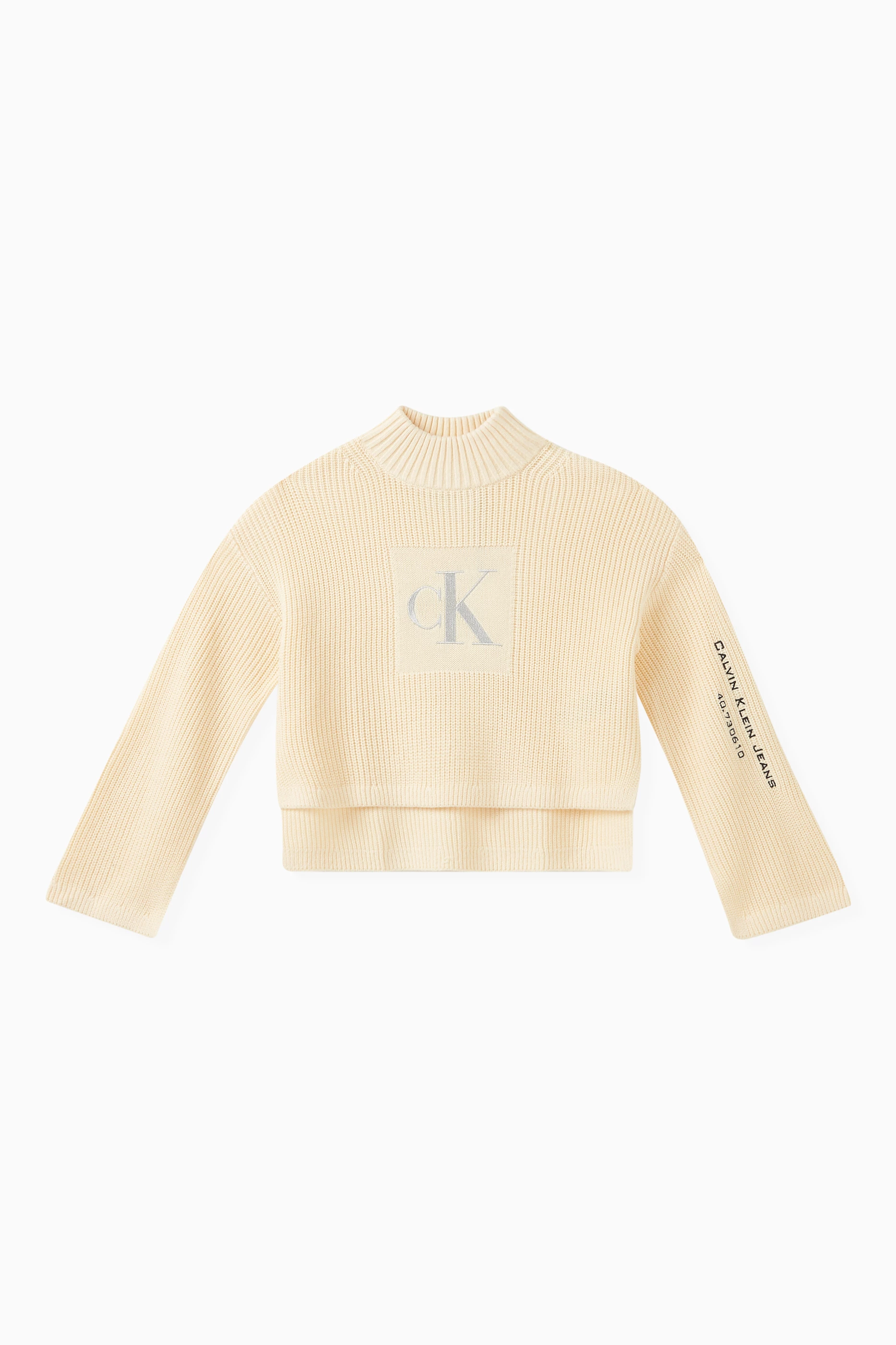 Calvin klein 2025 yellow jumper