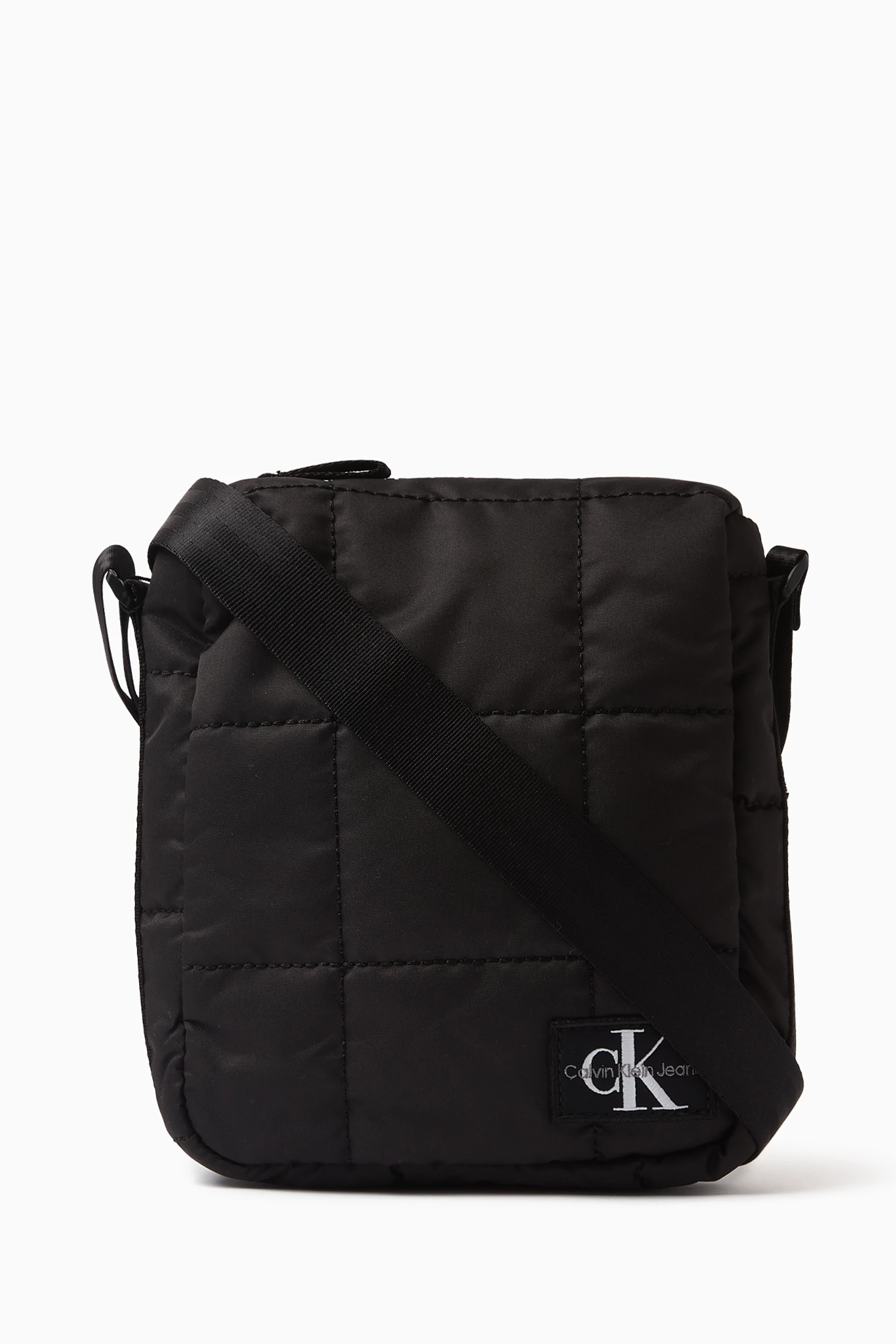 Calvin klein nylon crossbody black store