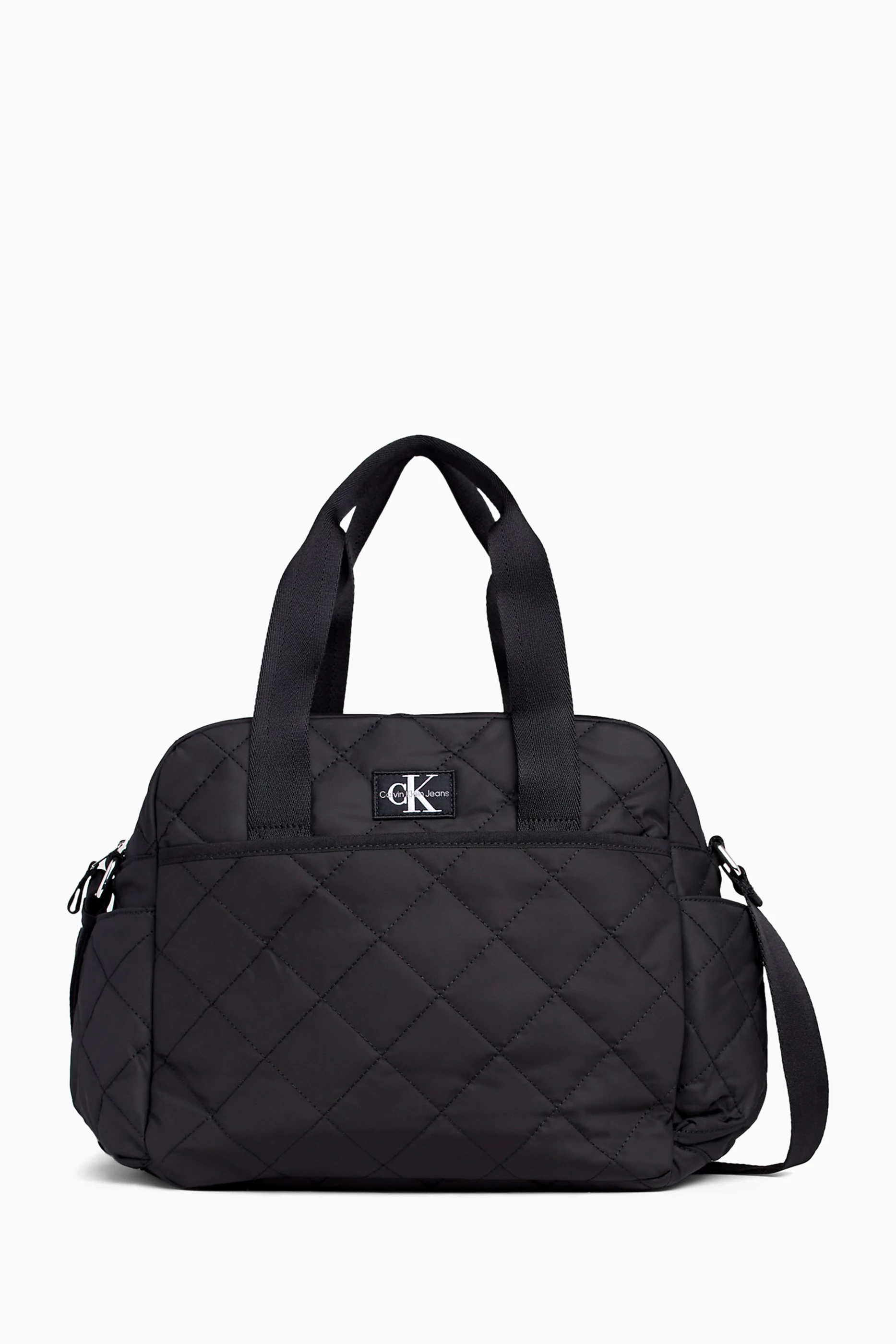 Black nylon clearance diaper bag