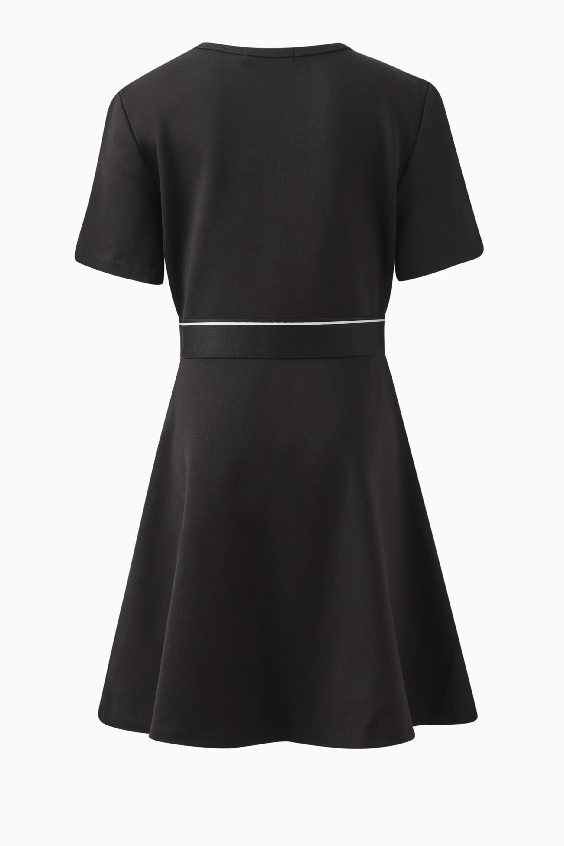 Calvin klein black on sale short sleeve dress