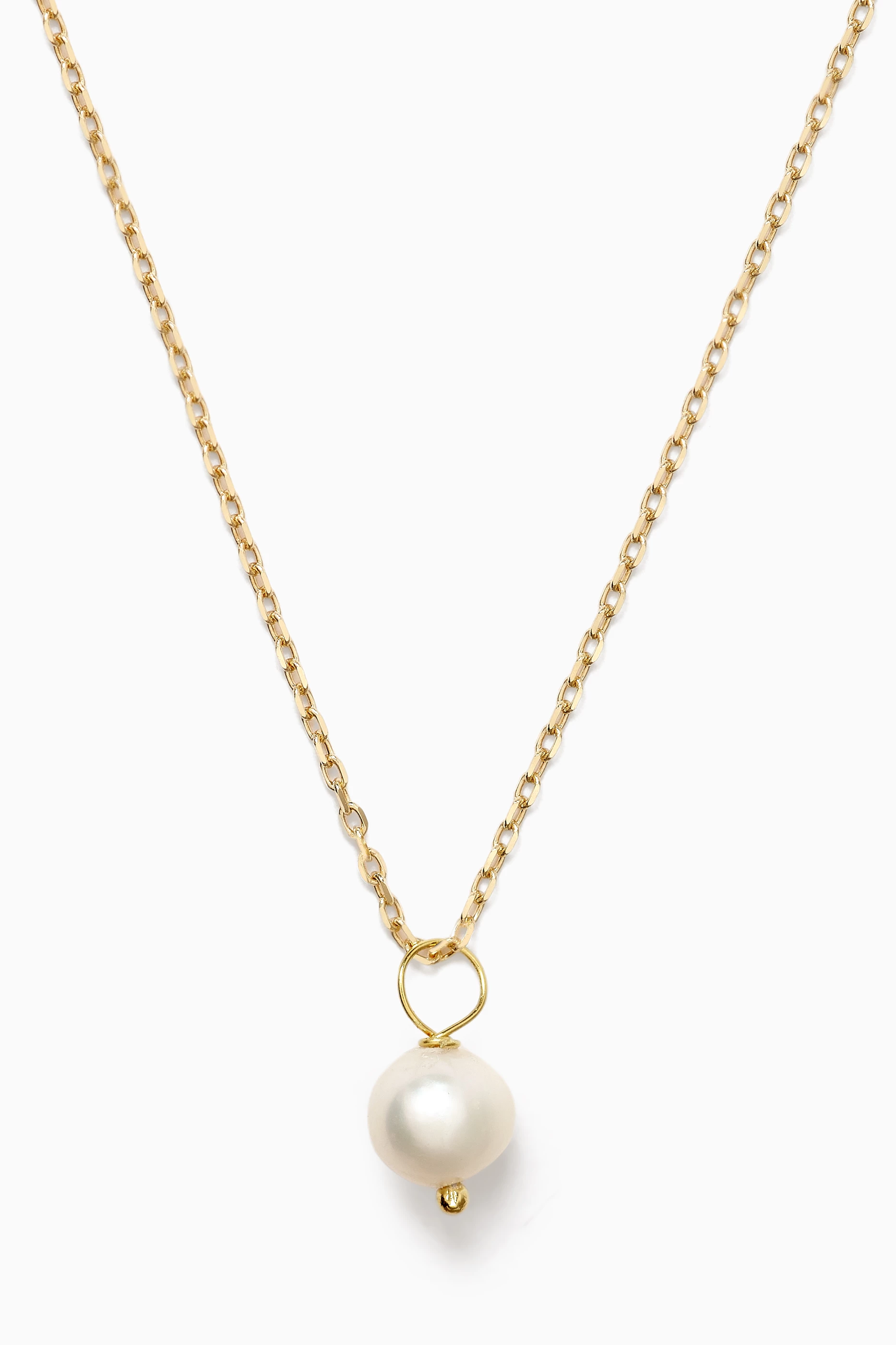 Buy M s Gems Gold Pearl Pendant Necklace in 18kt Gold for Women in