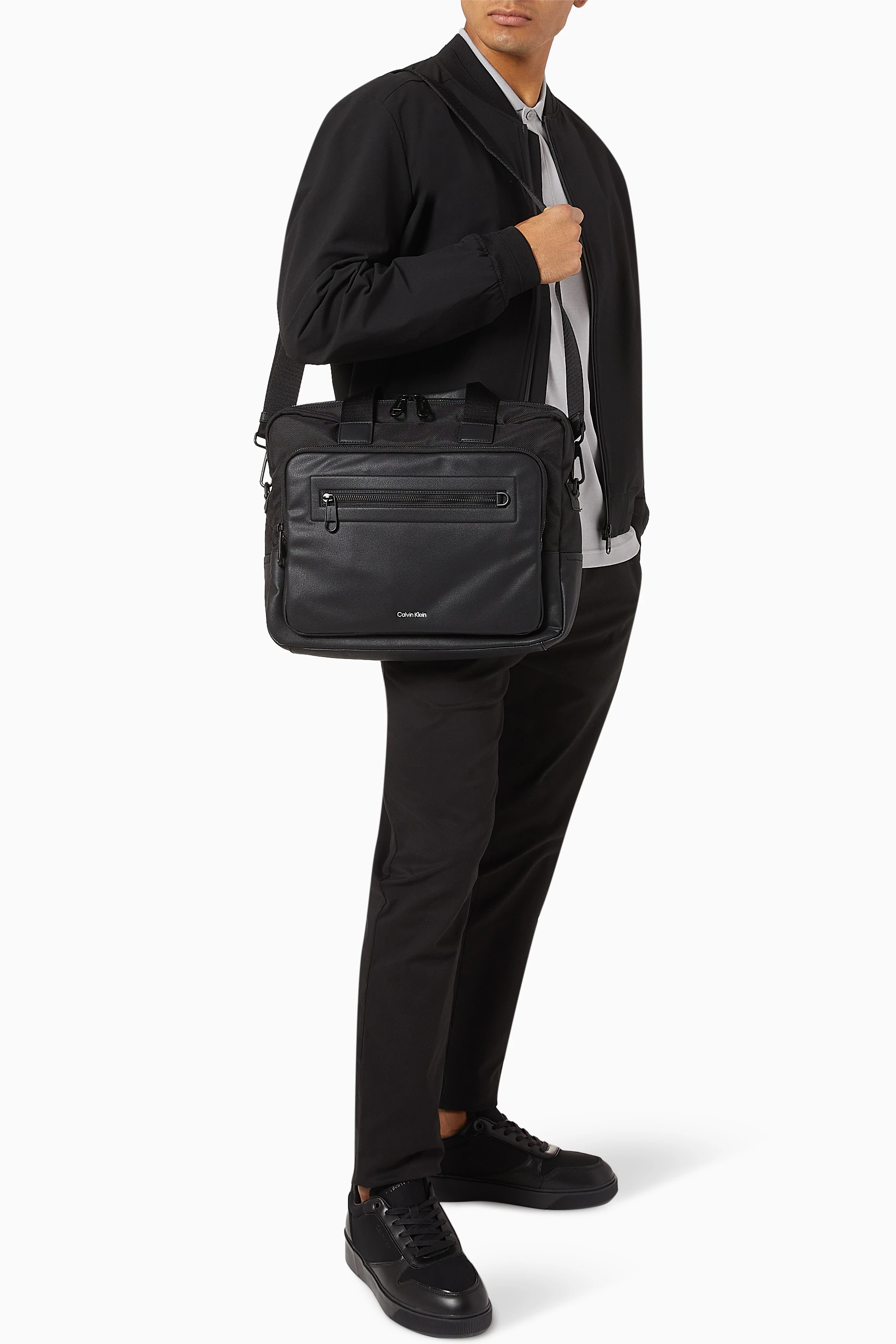 Calvin klein nylon messenger bag online
