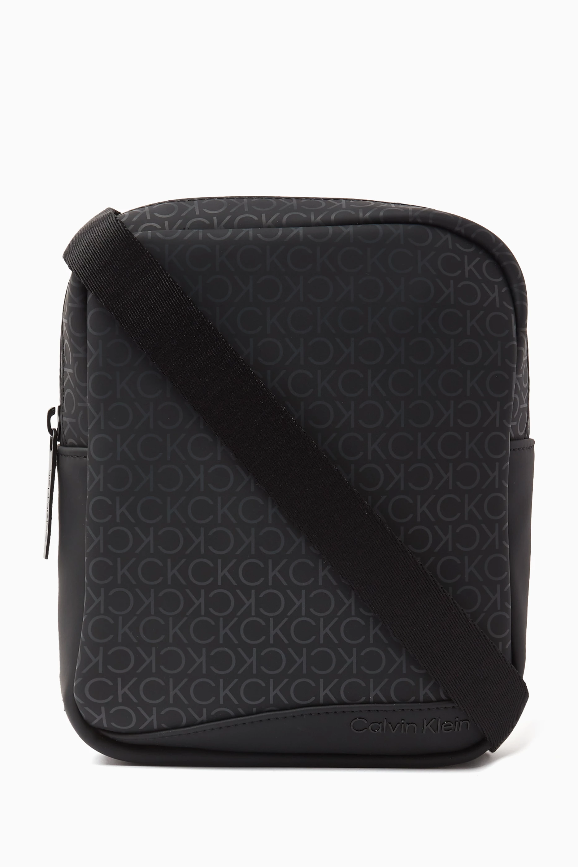 Calvin klein sales leather bag