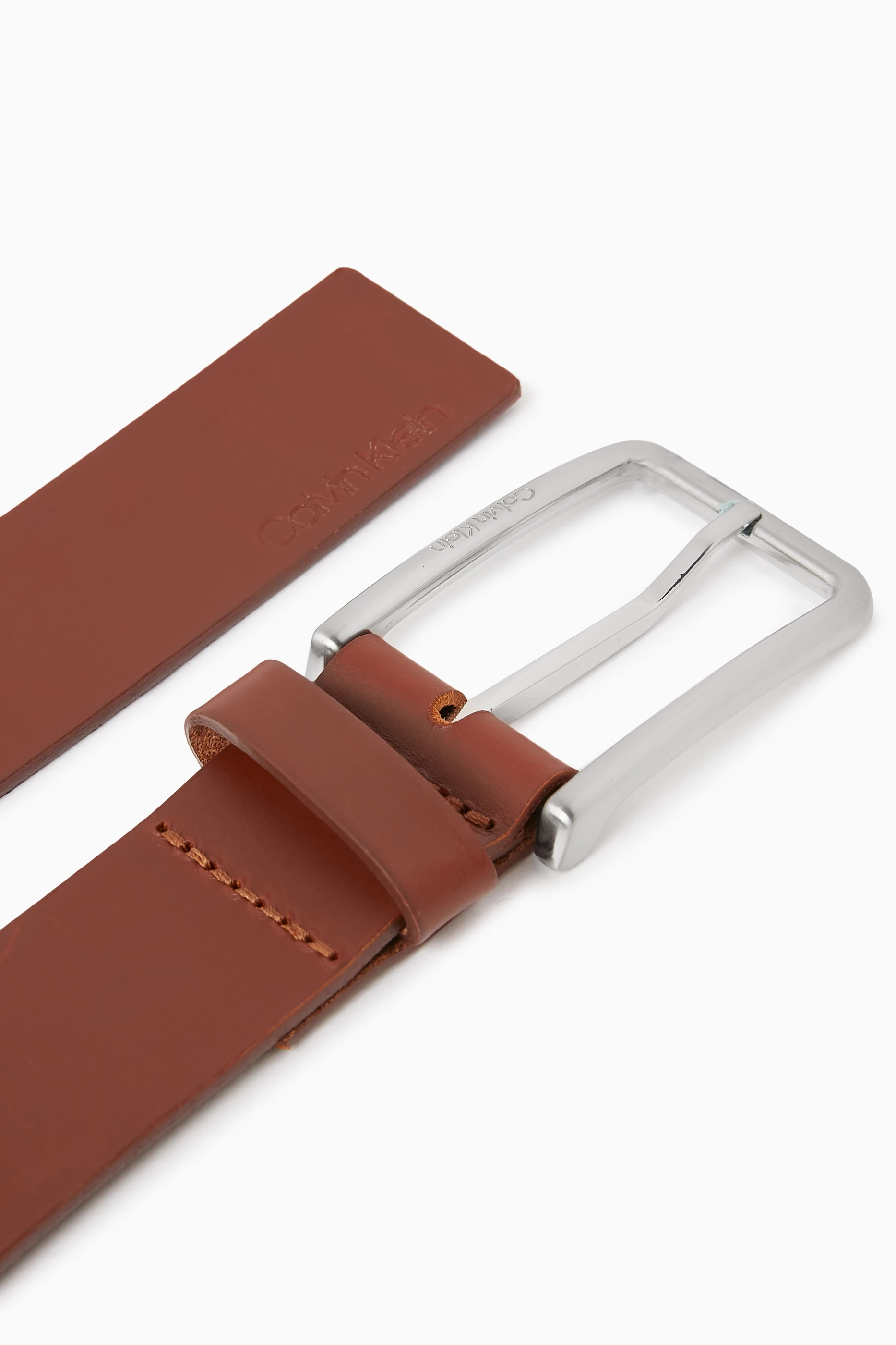 Calvin klein belt brown hot sale