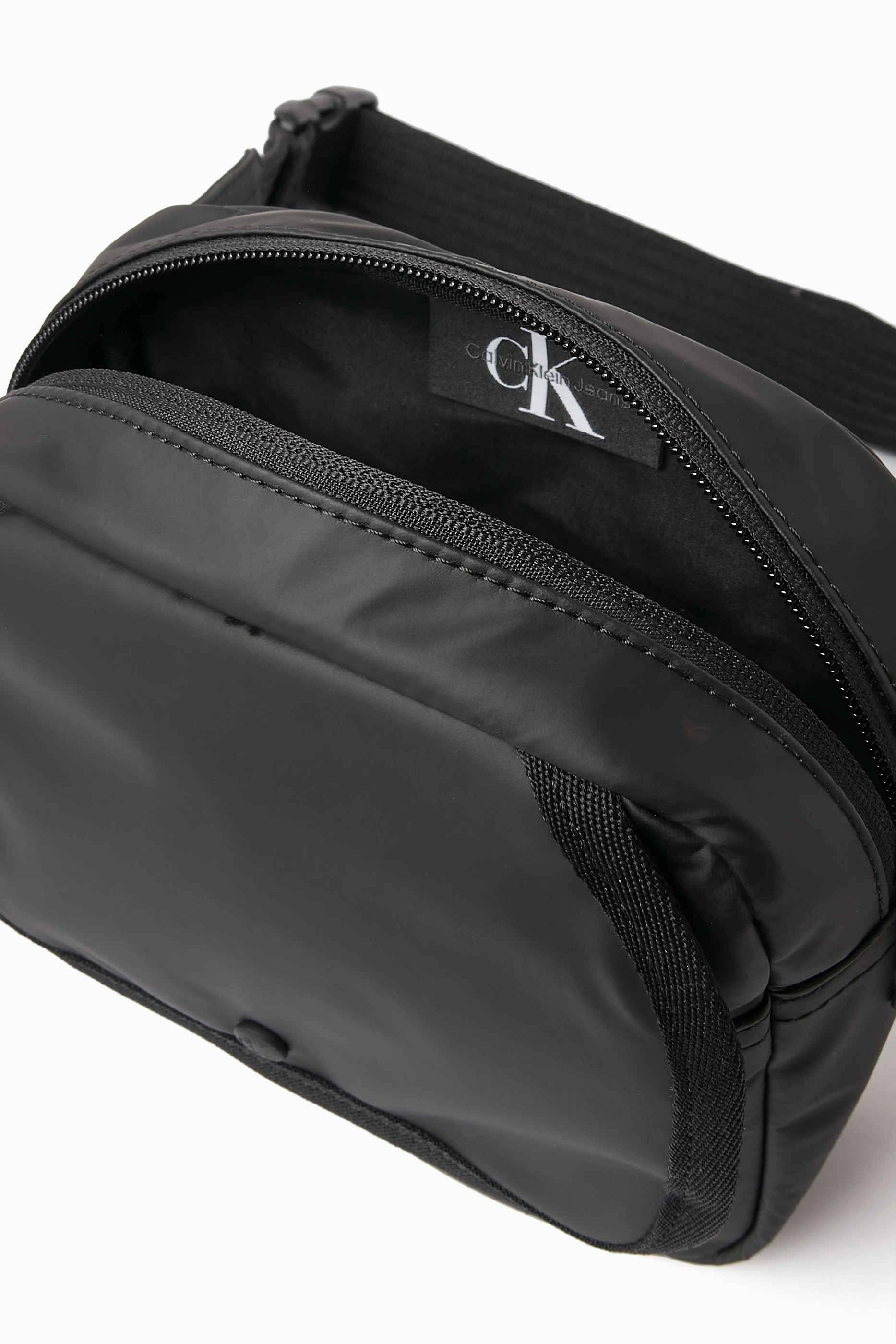 Buy Calvin Klein Jeans Black Ultralight Rubberised Belt Bag for