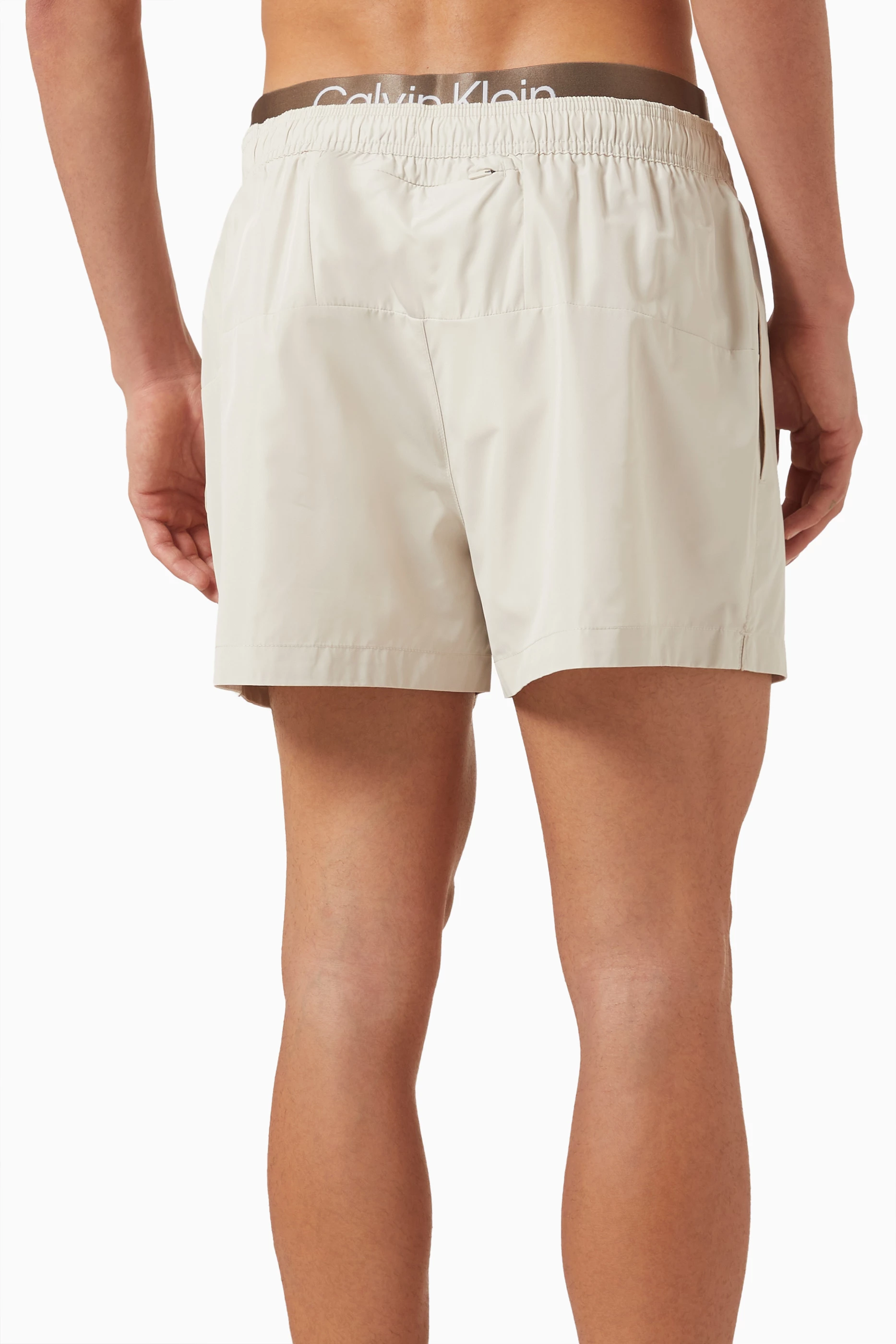 Calvin klein shorts white hot sale