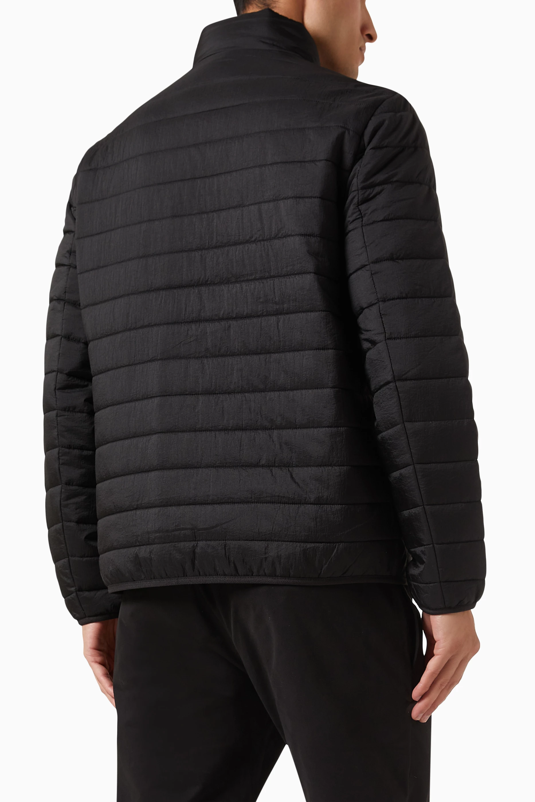 Calvin klein black modern outlet fit packable quilted jacket