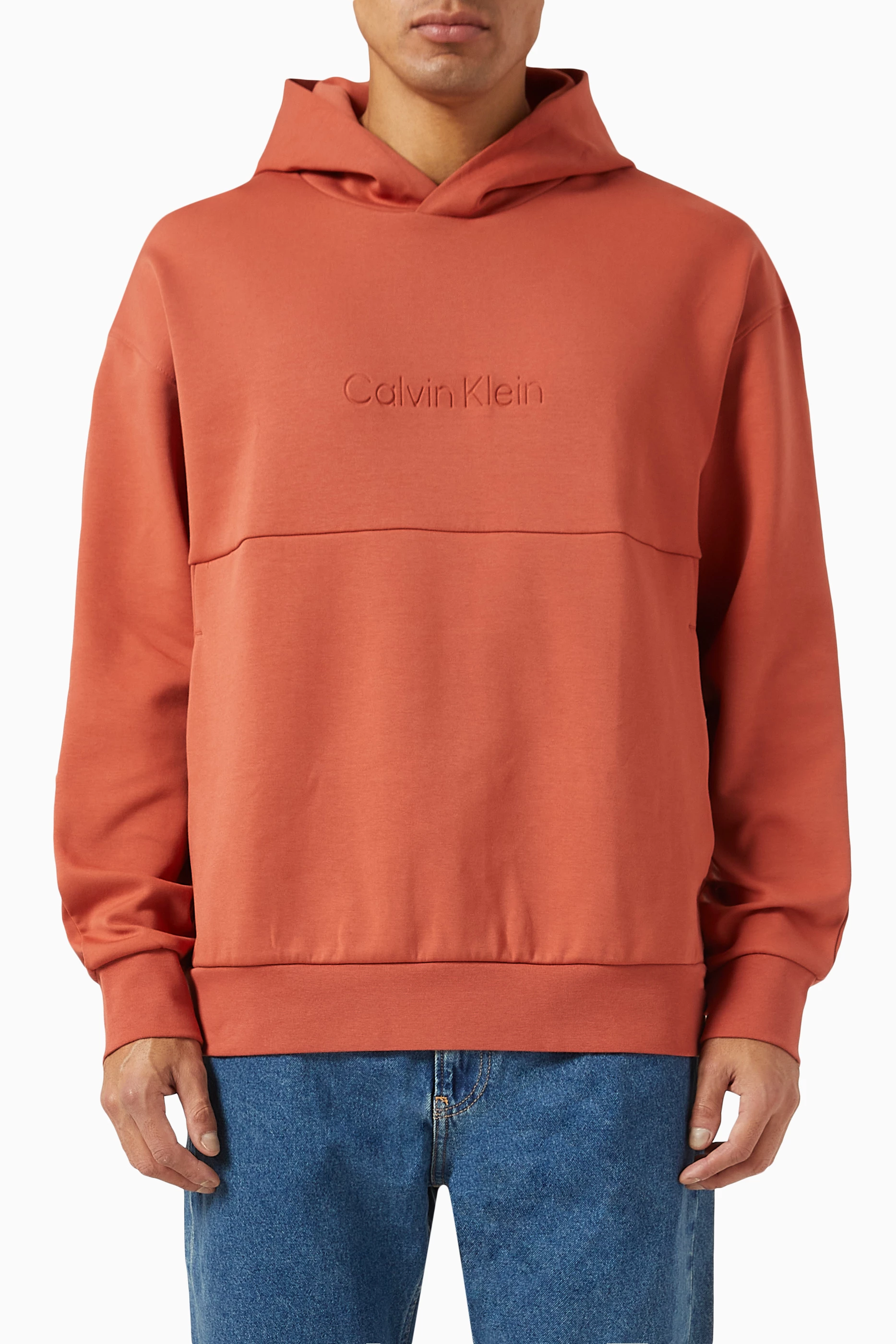 Calvin klein shop hoodie red