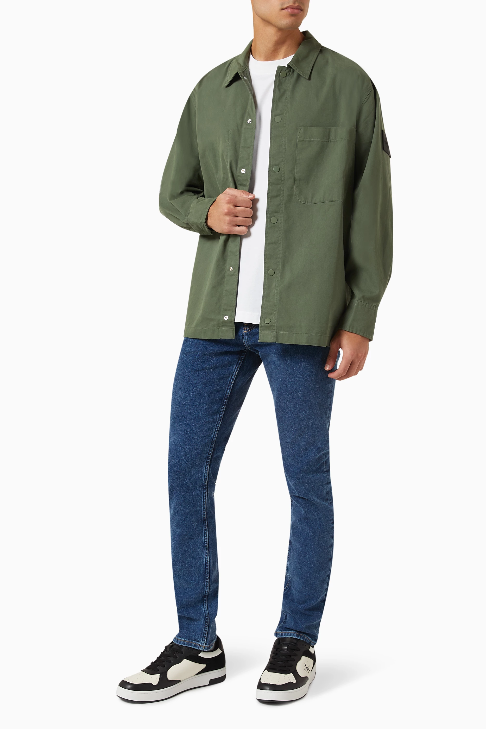 Buy Calvin Klein Jeans Blue Slim fit Jeans in Denim for Men in UAE