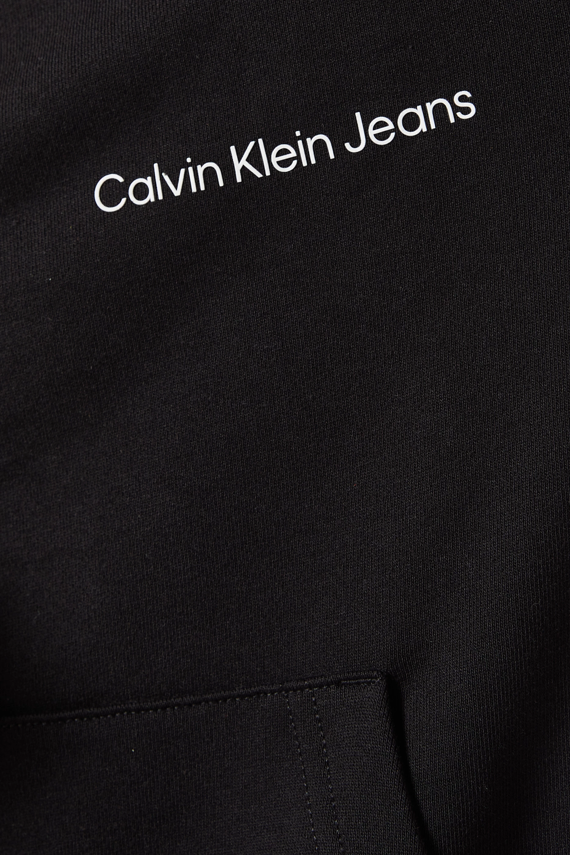 Calvin klein jeans institutional logo black hoodie outlet