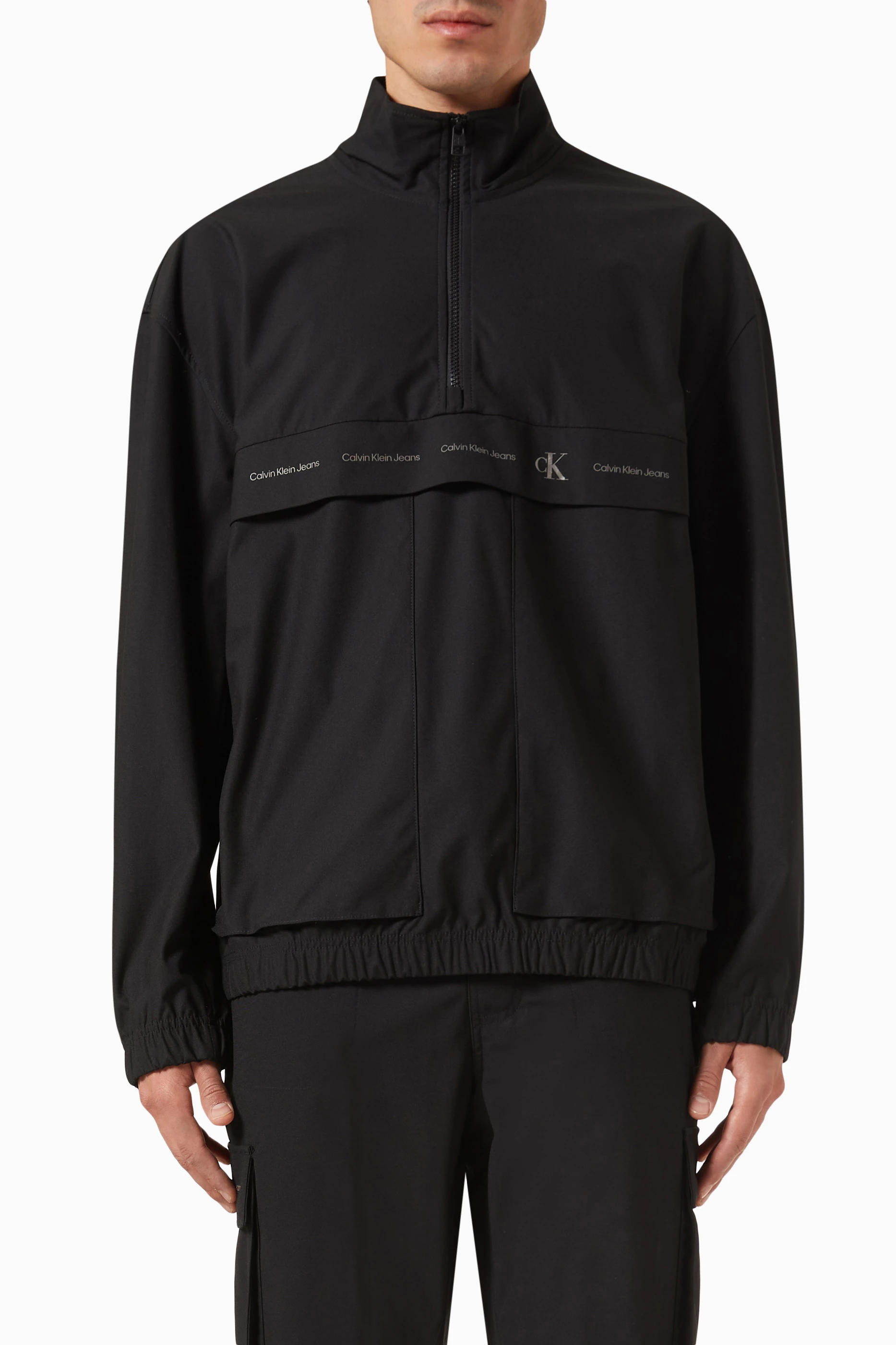 Calvin klein jeans black sweatshirt sale