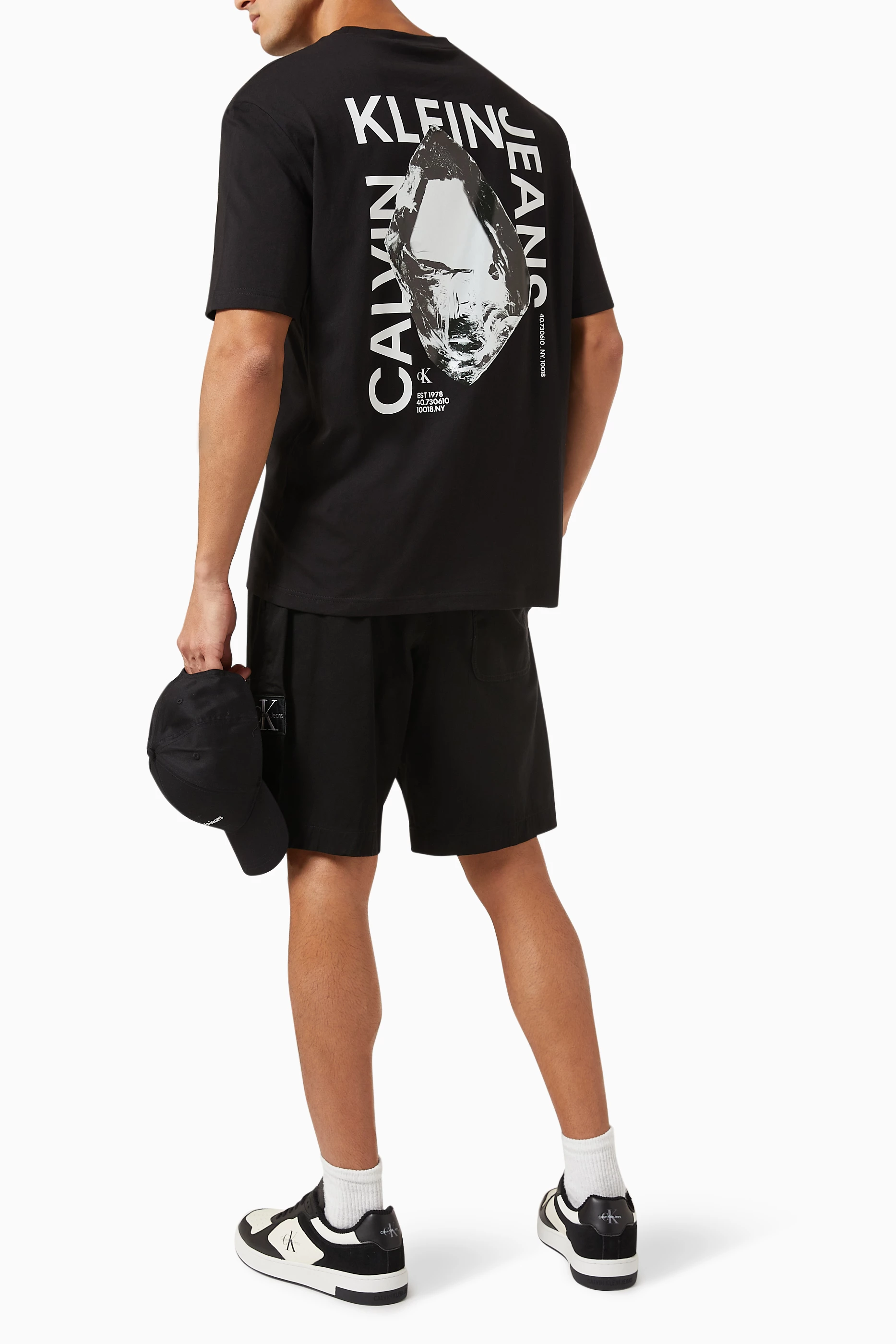 Calvin klein t 2025 shirt and shorts