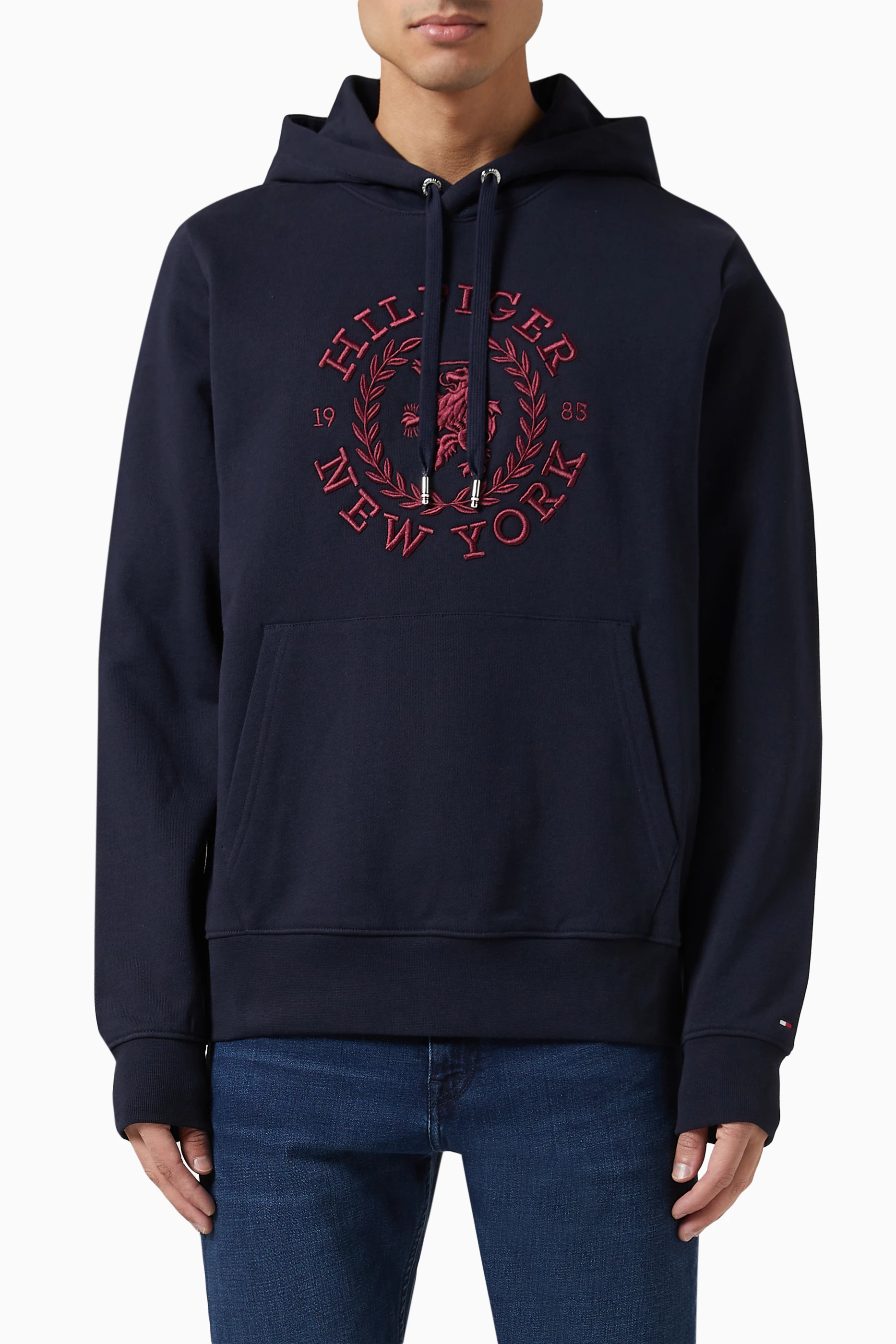 Tommy icons crest on sale sweater