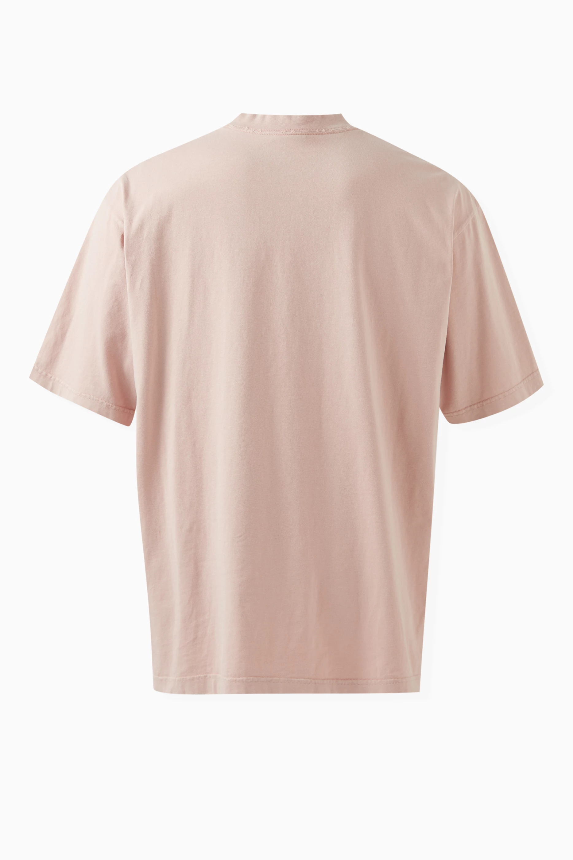 Buy Balenciaga Pink Unisex Mirror Logo Medium Fit T shirt in