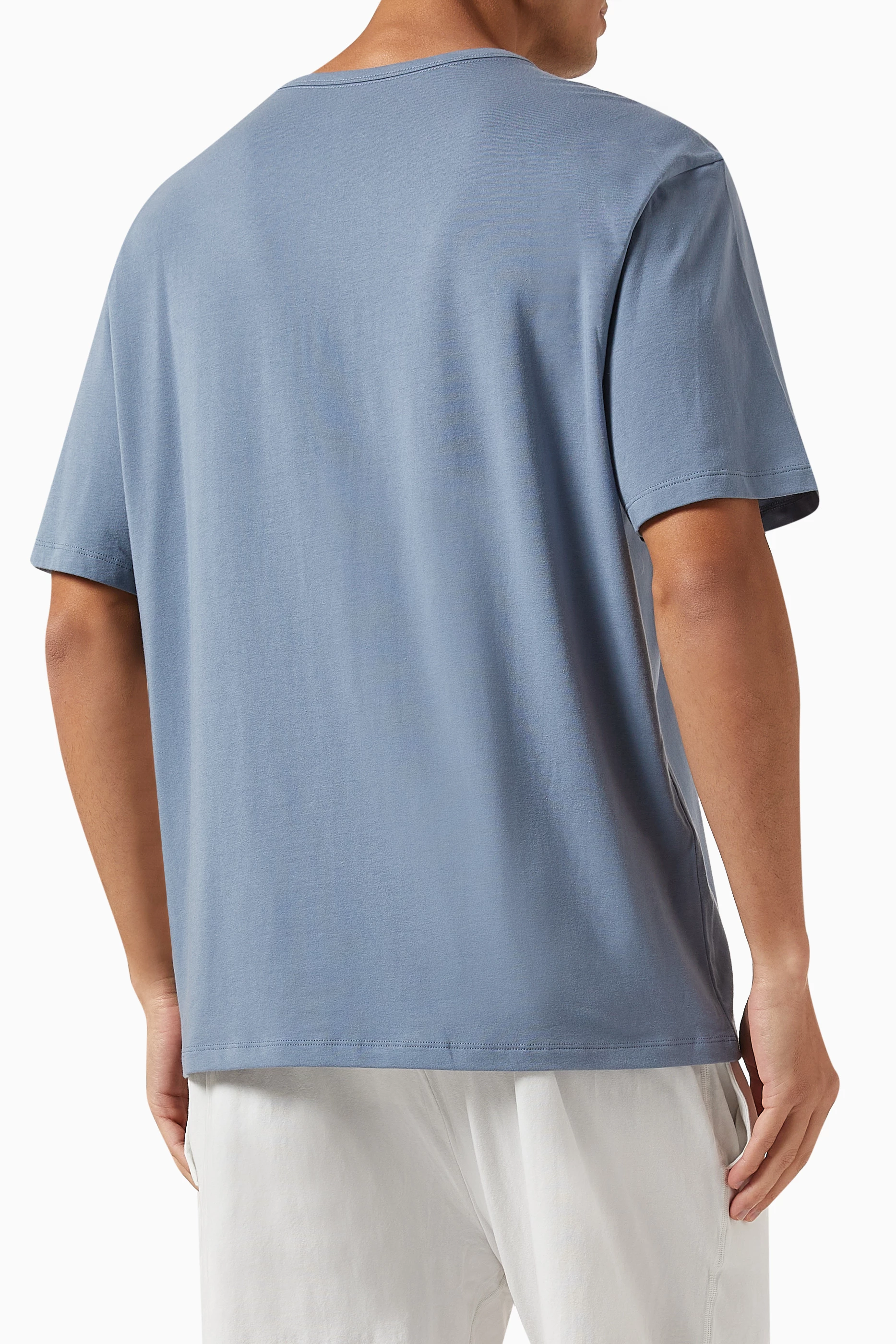 Calvin klein sleepwear logo crew t shirt online