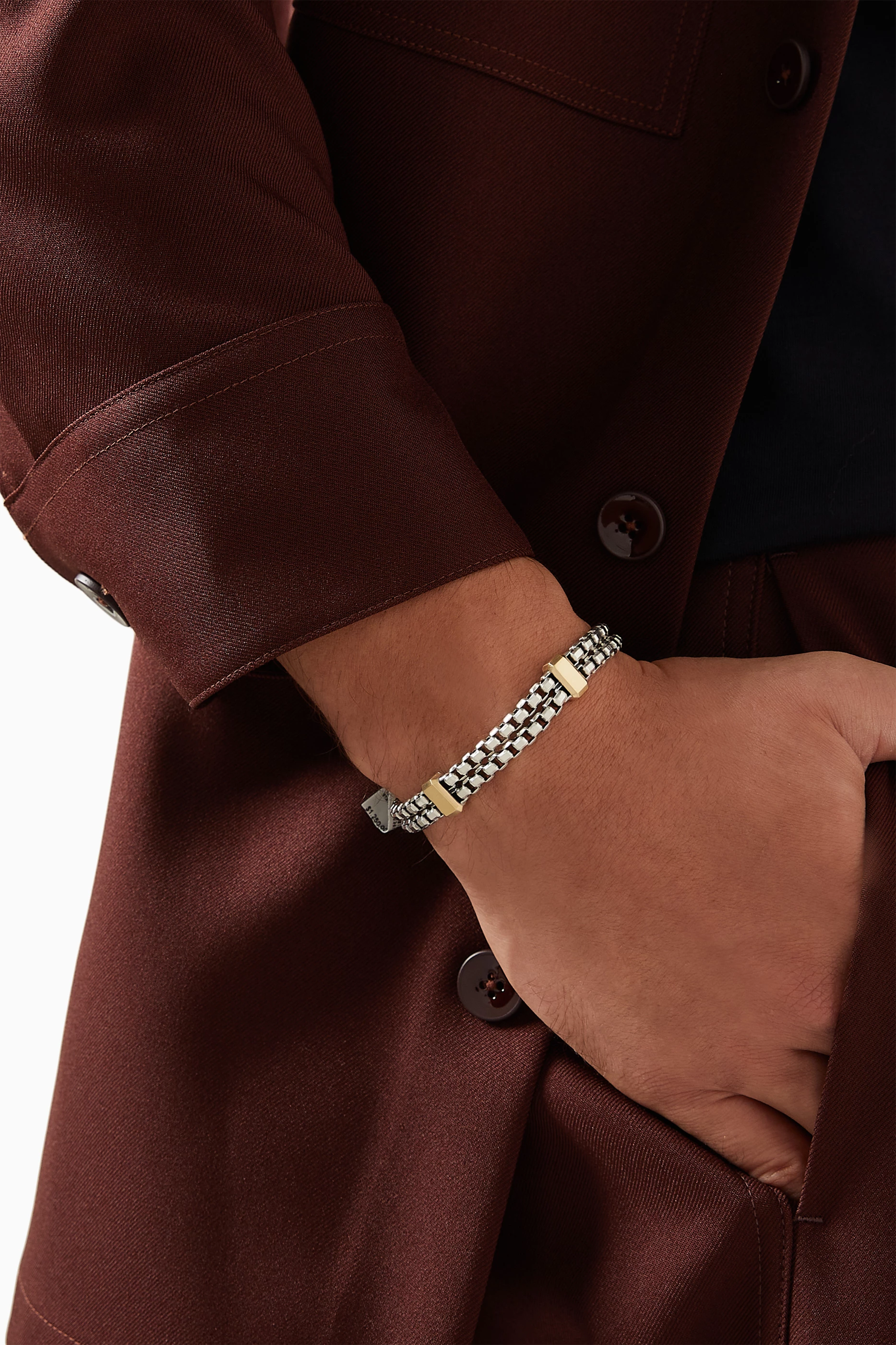 David yurman double box chain bracelet best sale