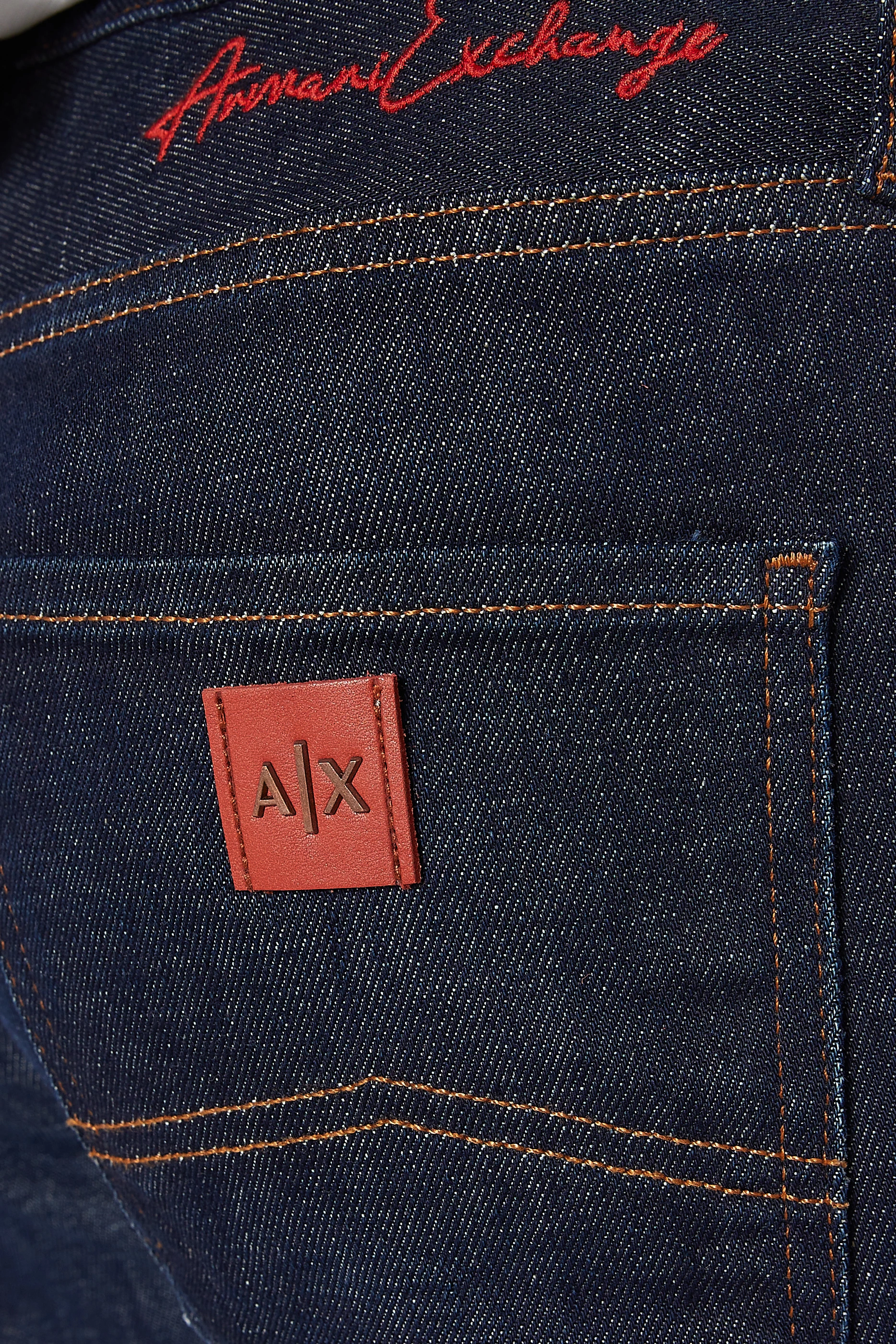 Buy Armani Exchange Blue Slim Fit Jeans in Denim for Men in UAE Ounass