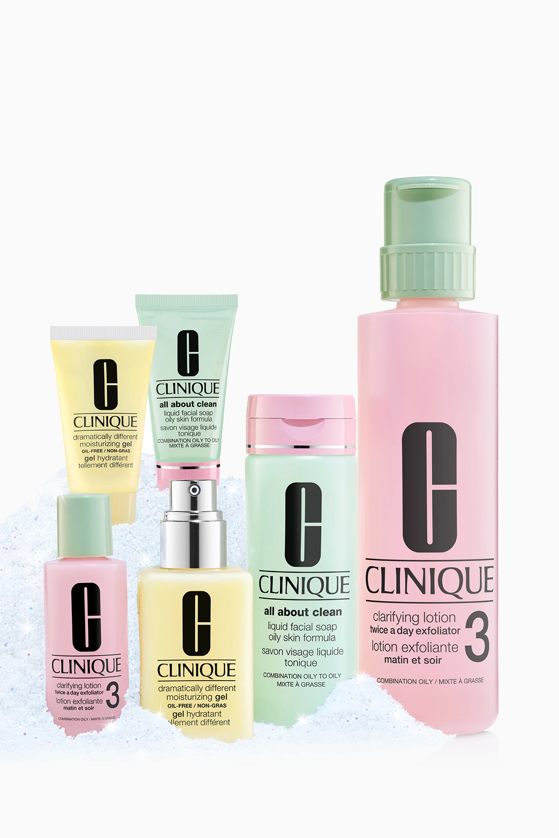 Buy CLINIQUE Colourless Great Skin Everywhere 3 Step Skincare
