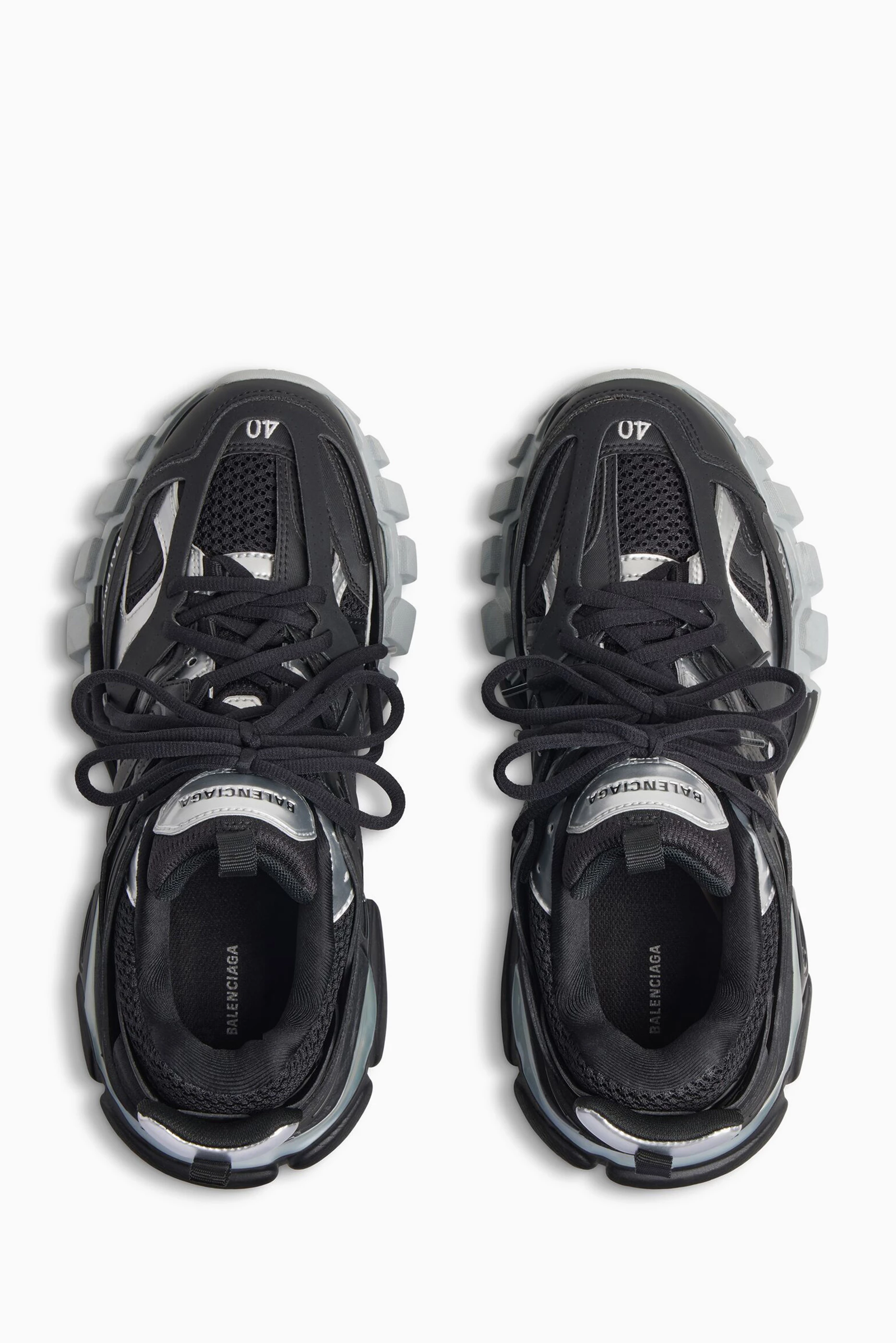 Buy Balenciaga Black Track Sneakers in Mesh and Nylon for Men in