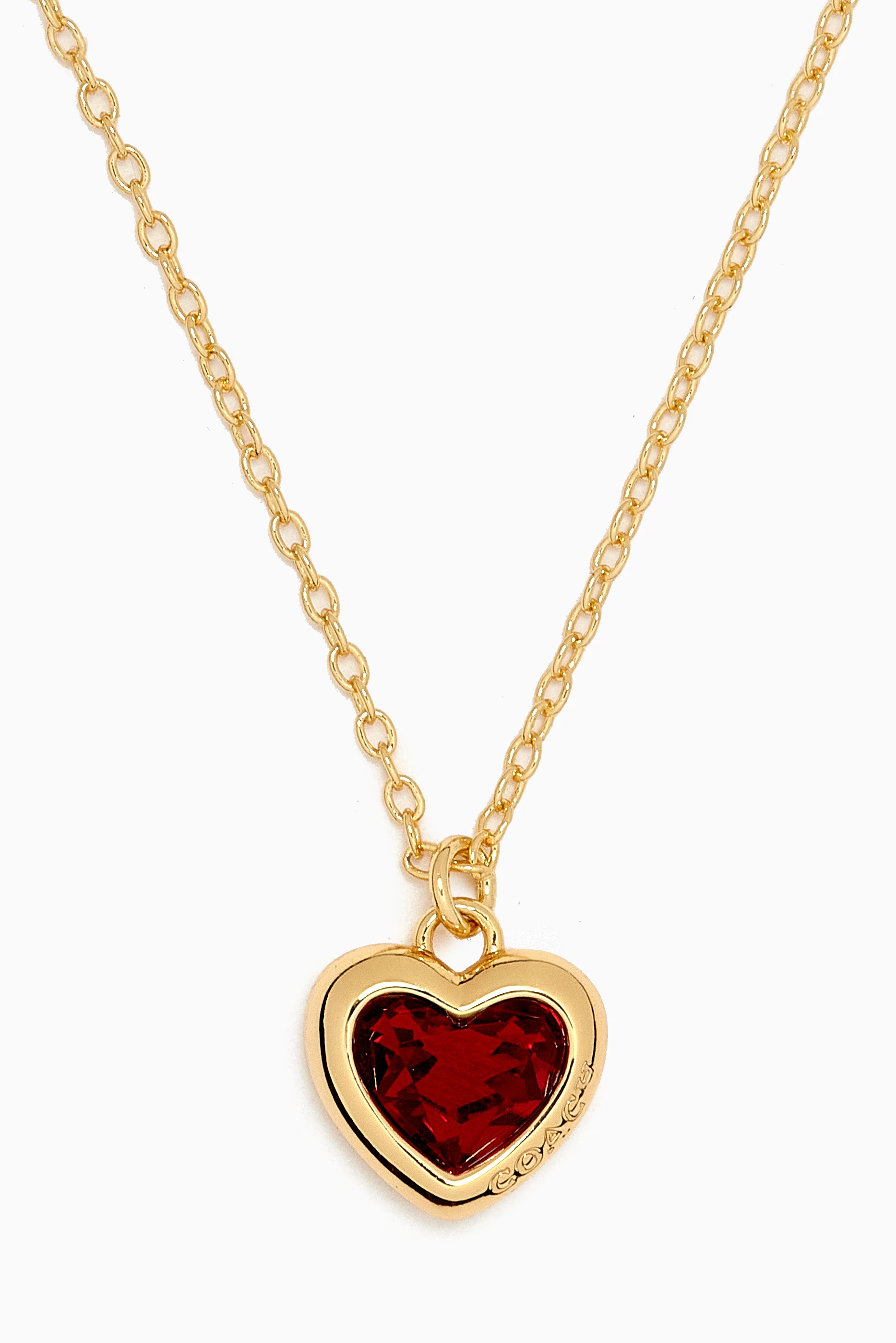 Buy Coach Red Heart Pendant Necklace for Women in UAE Ounass