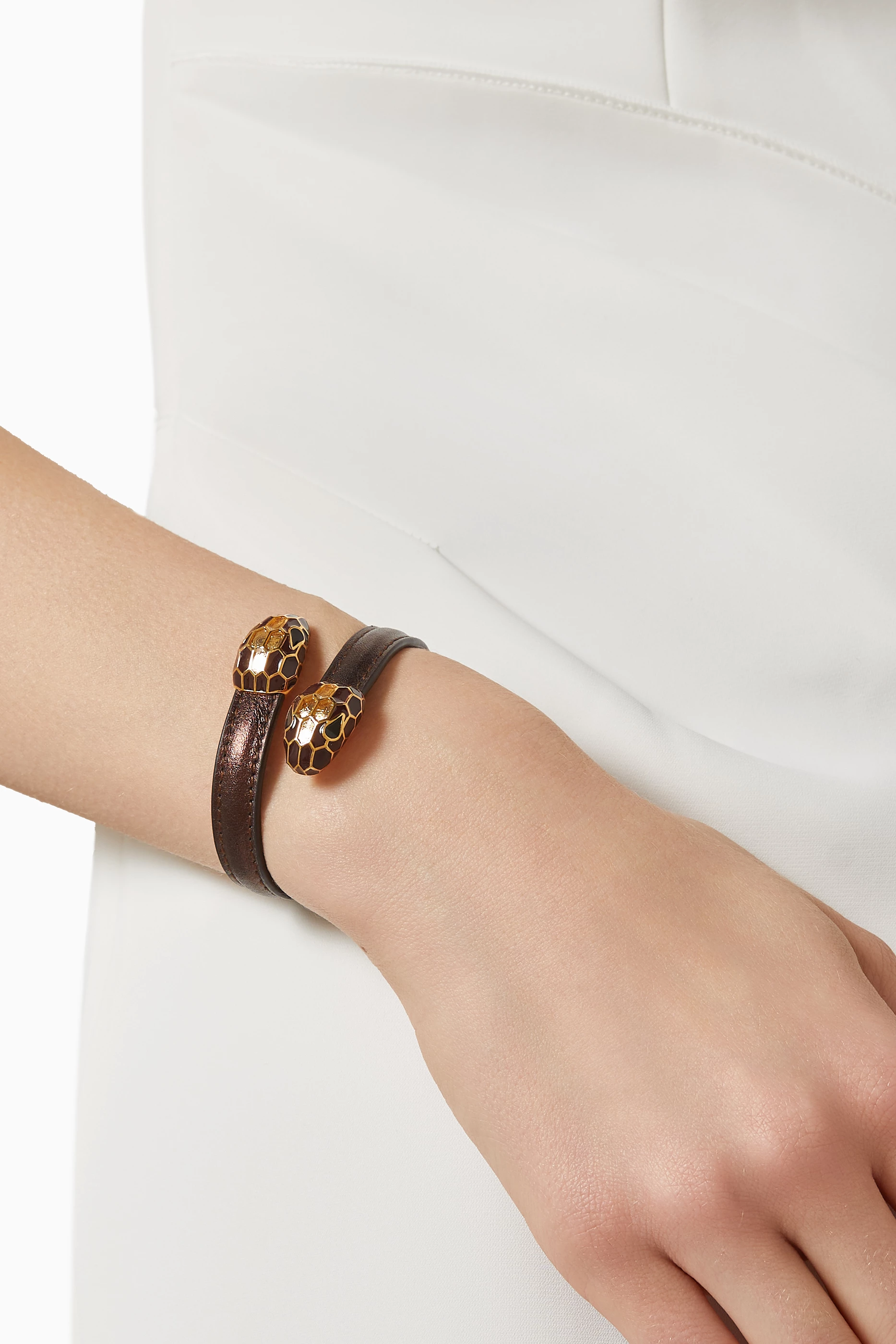 Serpenti forever leather bracelet shop