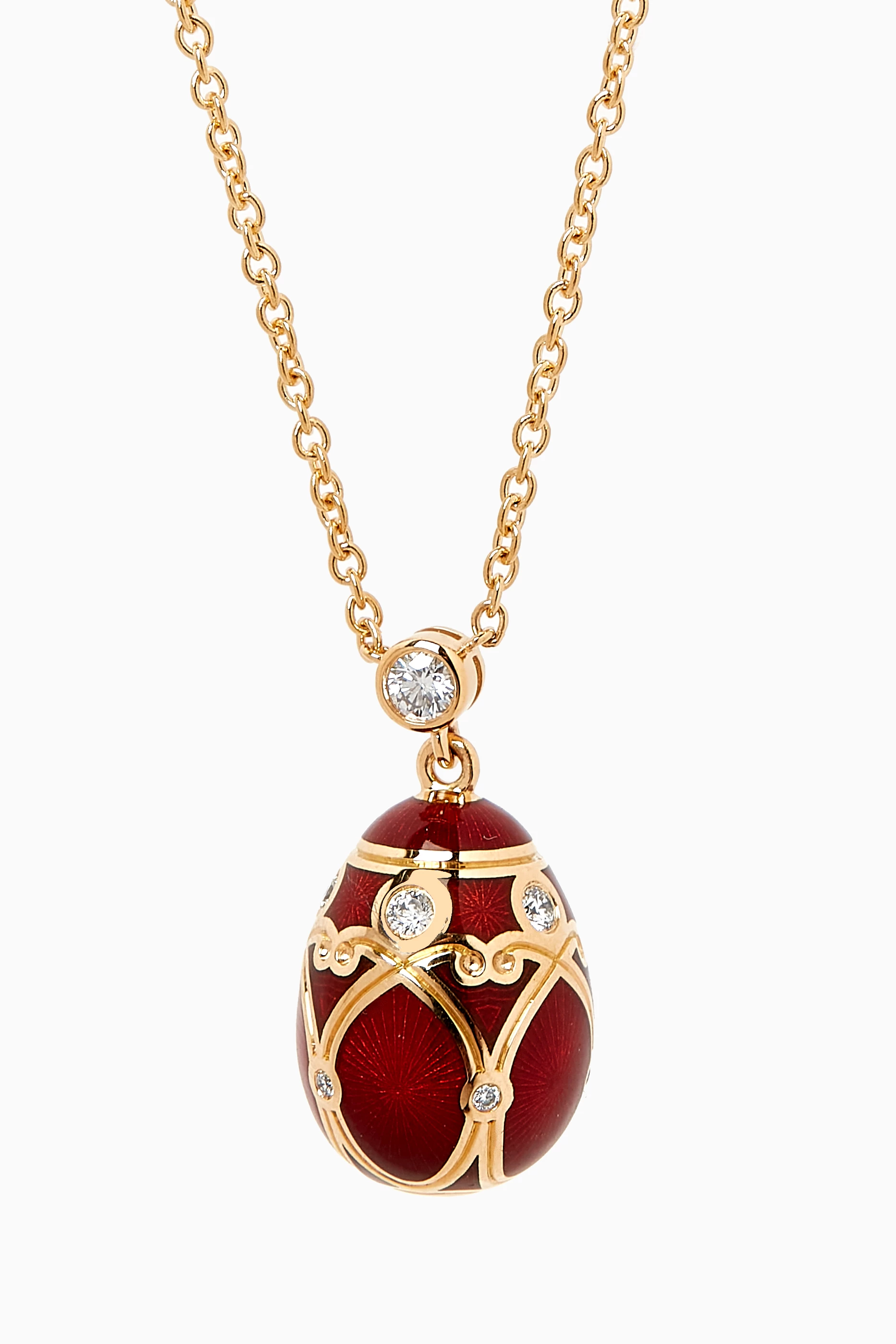 Faberge egg deals necklace