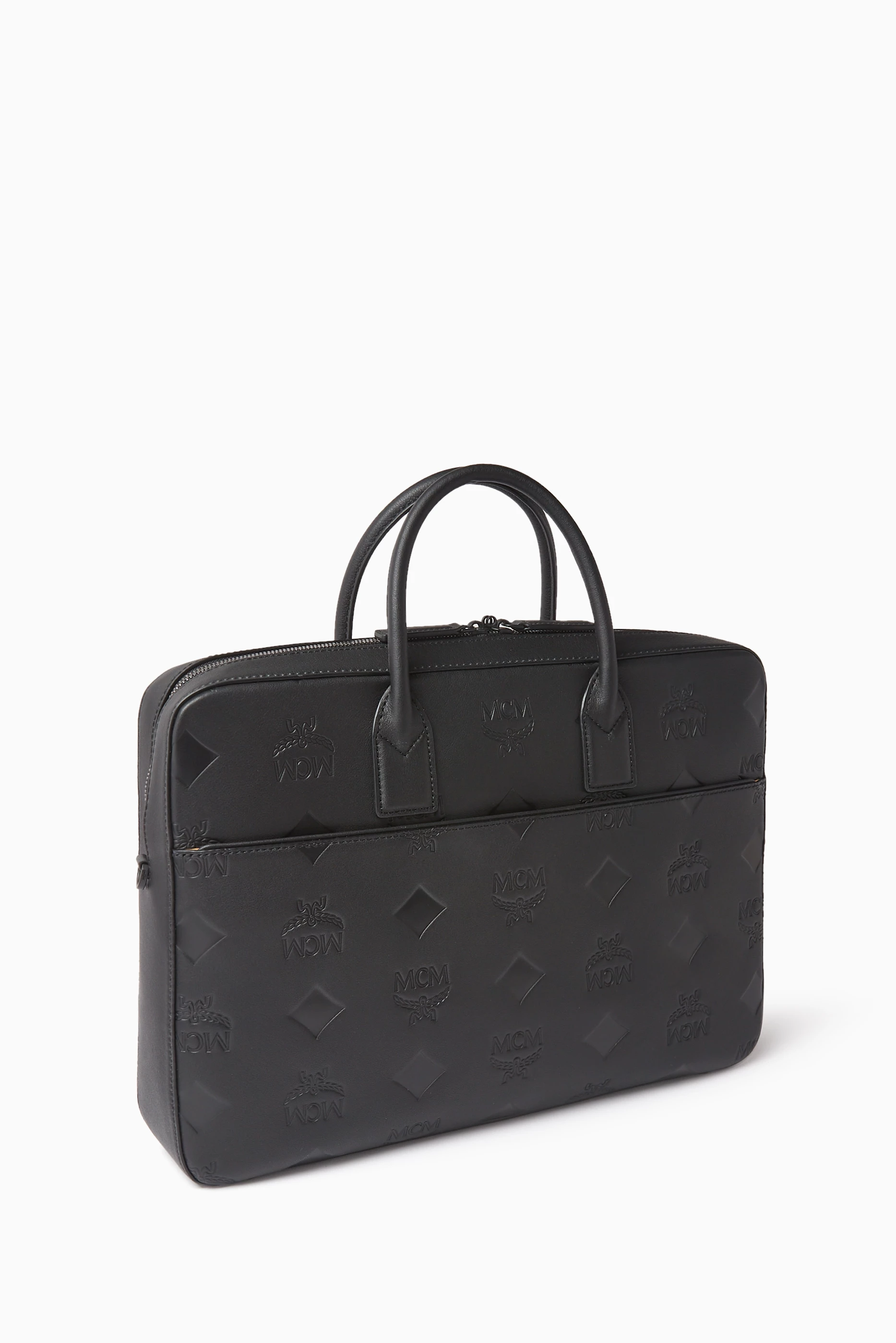 Black and clearance grey mcm bag