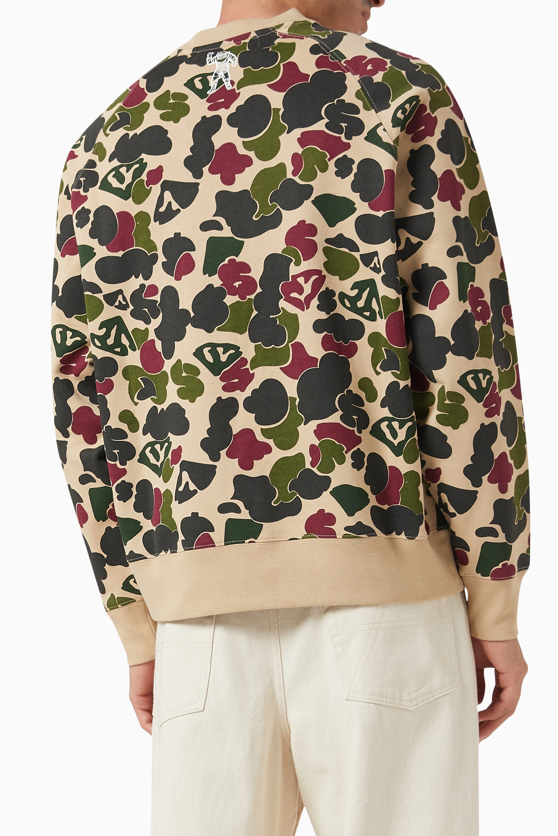 Camo crewneck on sale