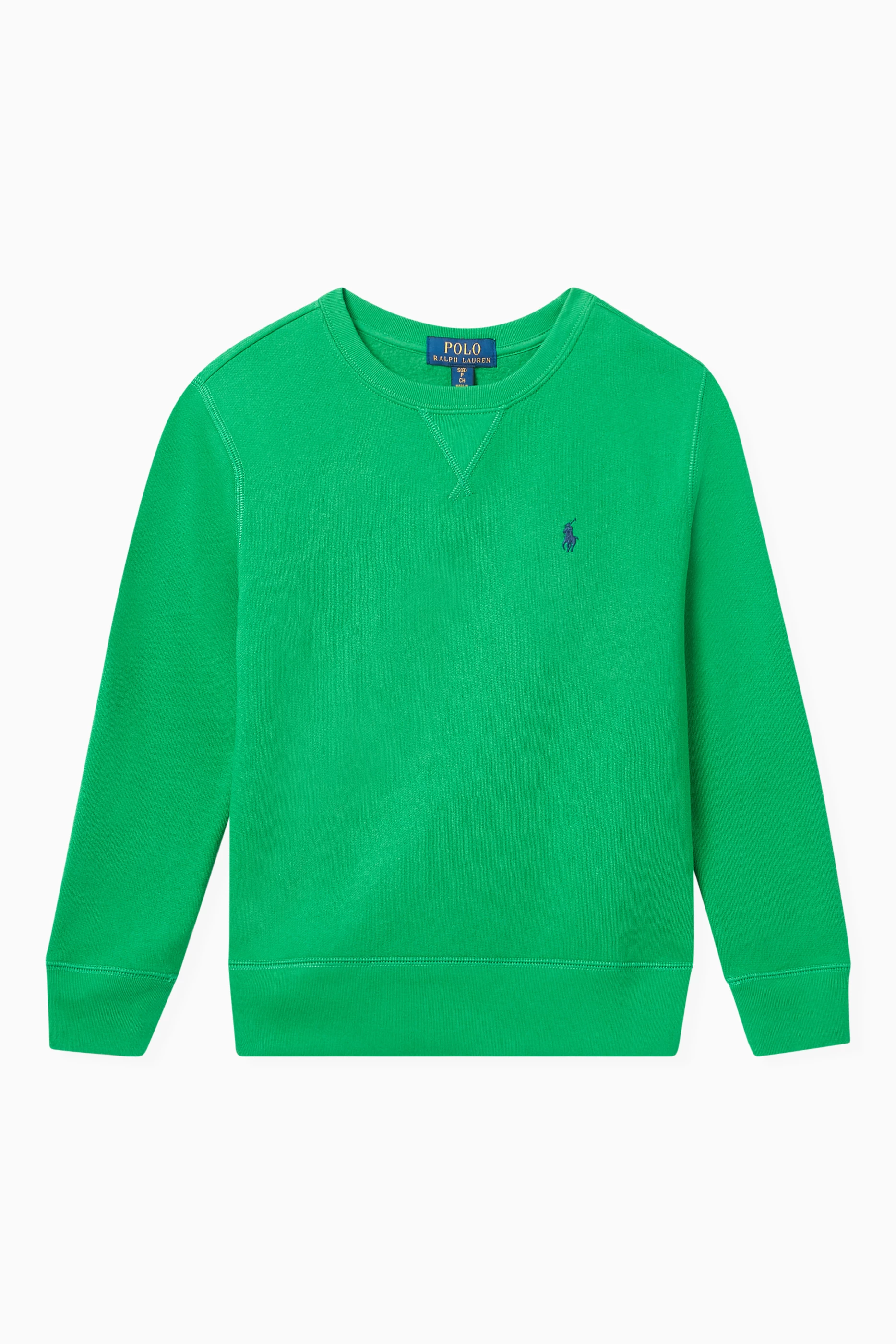 Polo ralph lauren green sweatshirt hot sale