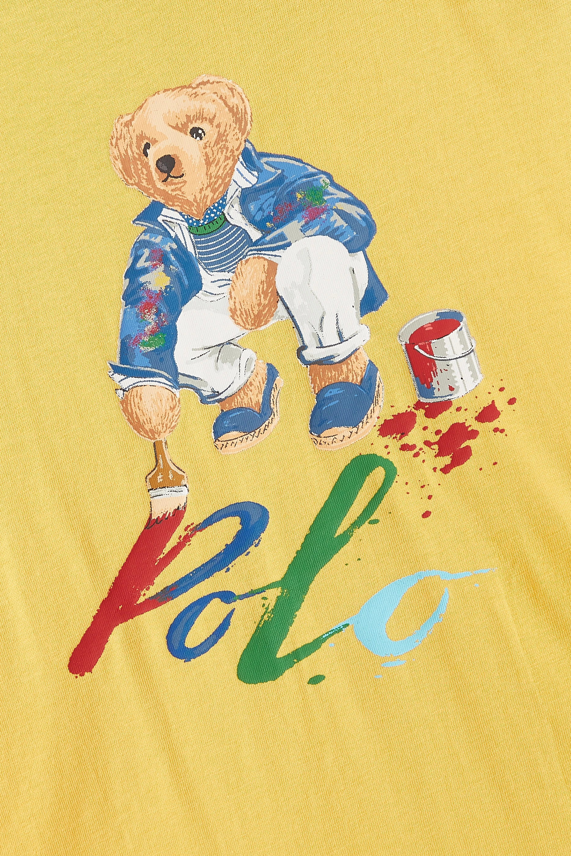 Polo bear t deals shirt yellow