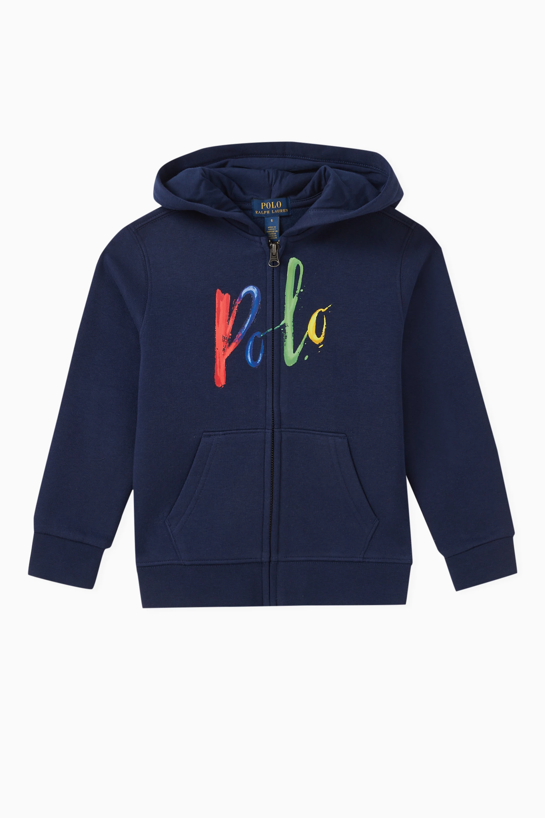 Polo hoodie blue sale
