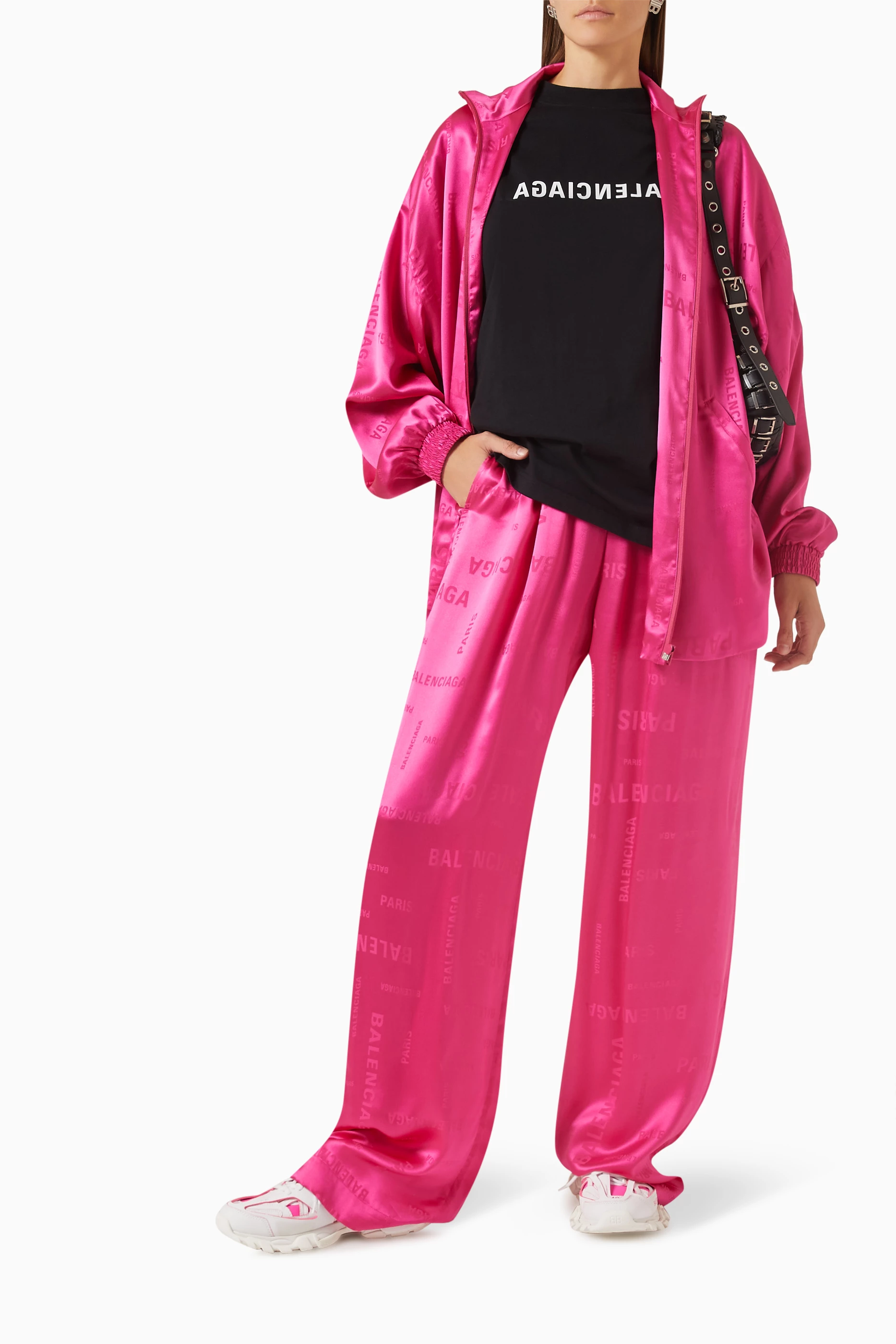 Balenciaga sweatsuit mens pink sales