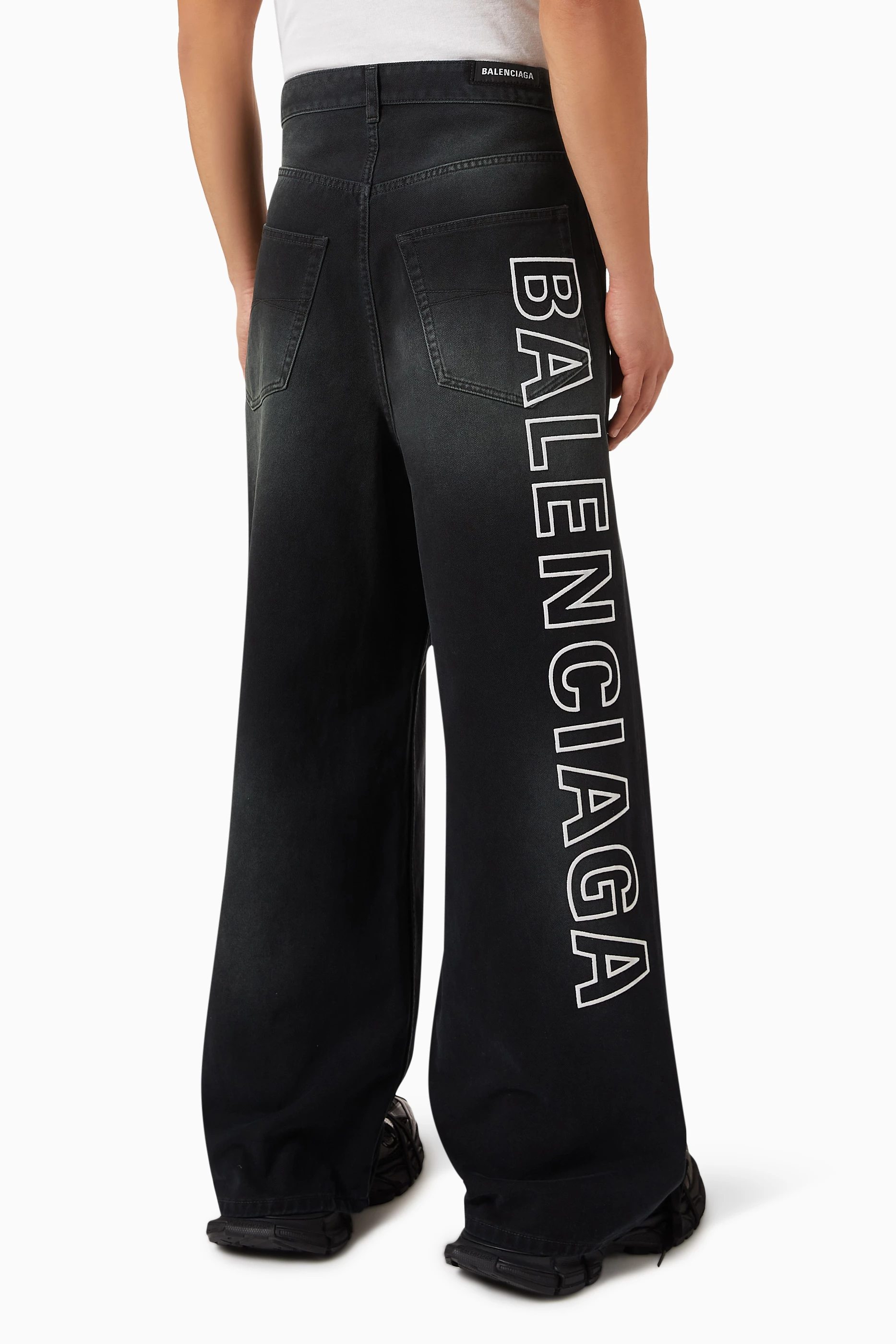 Balenciaga pants womens hot sale black