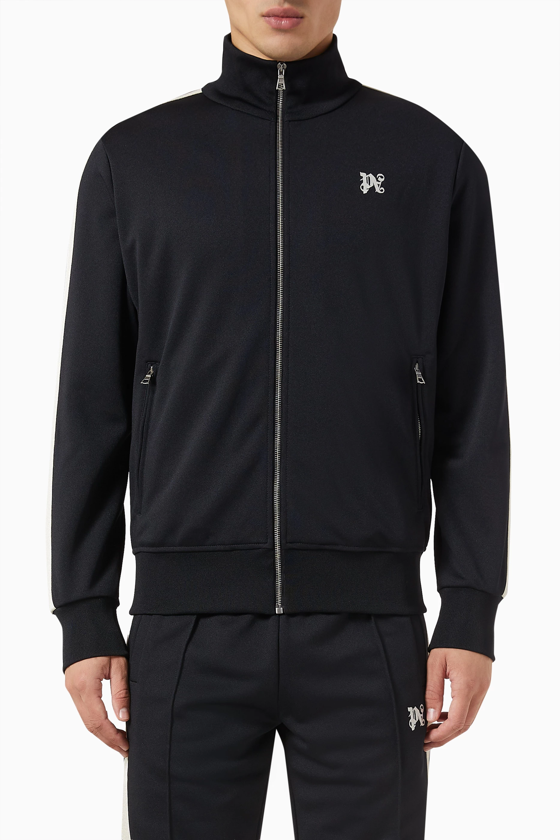 Palm angels monogram jacket discount