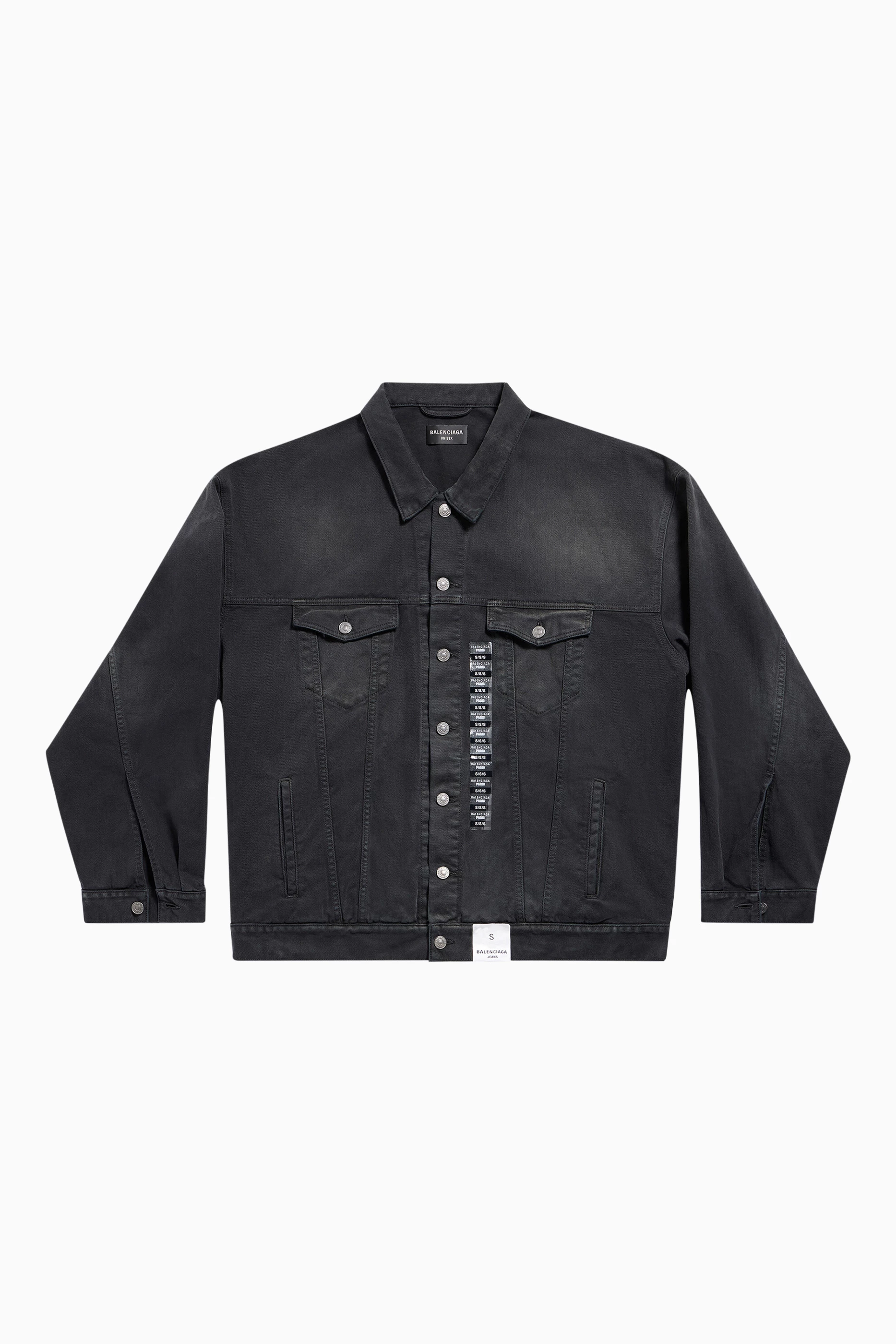 Balenciaga cut waistband jacket discount