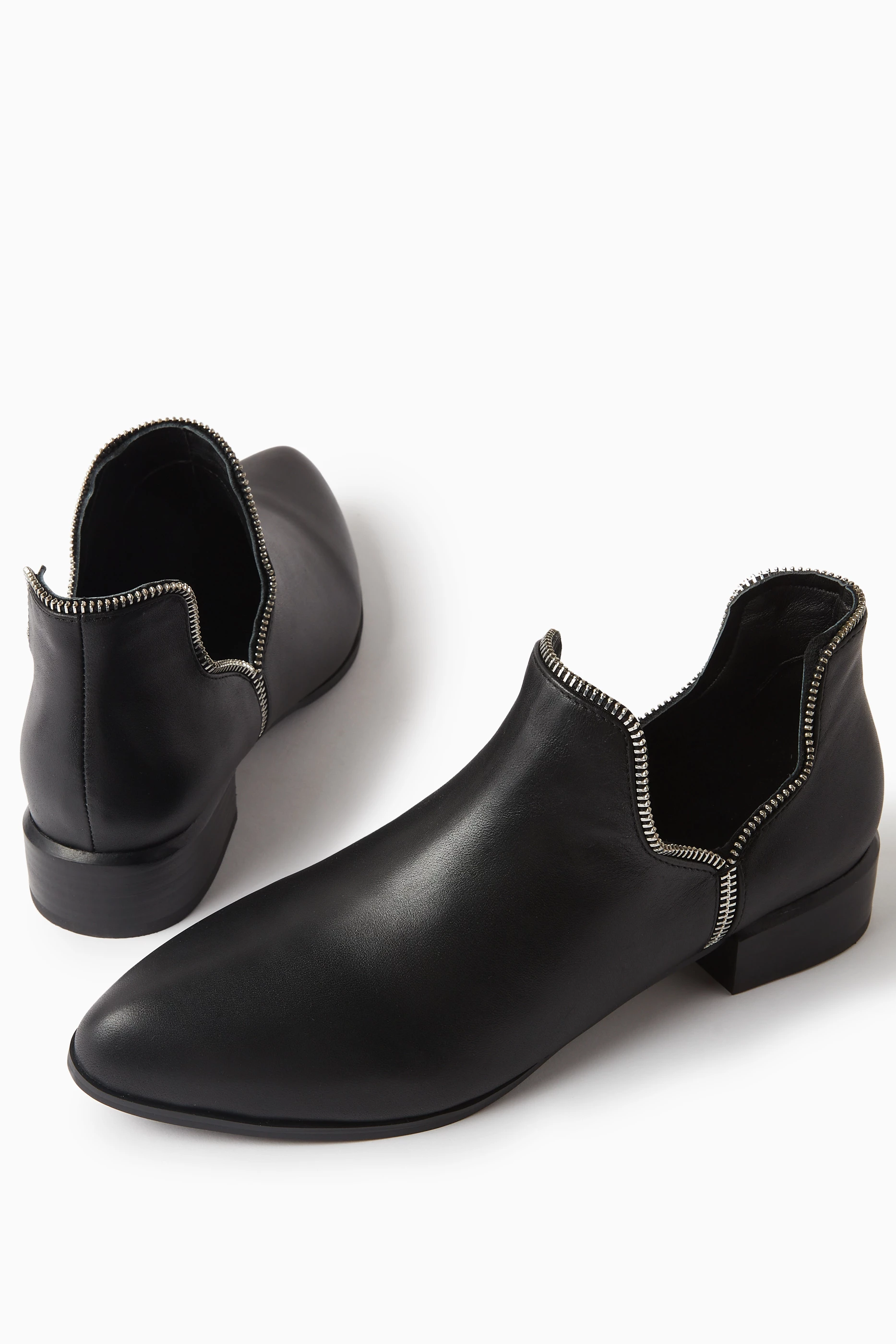 Buy Senso Black Bailey Ankle Boots in Leather for Women in UAE