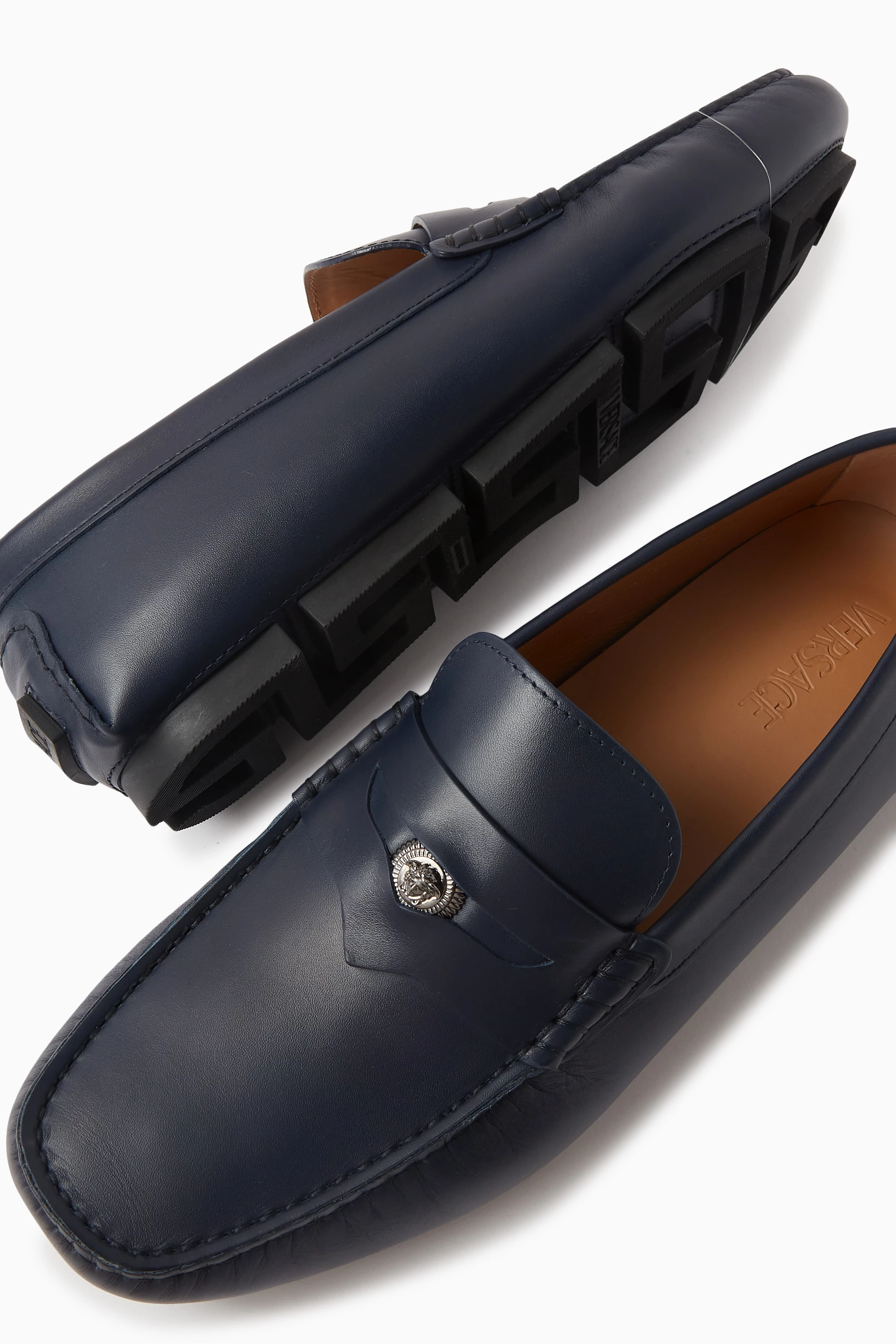 Versace best sale driving shoes