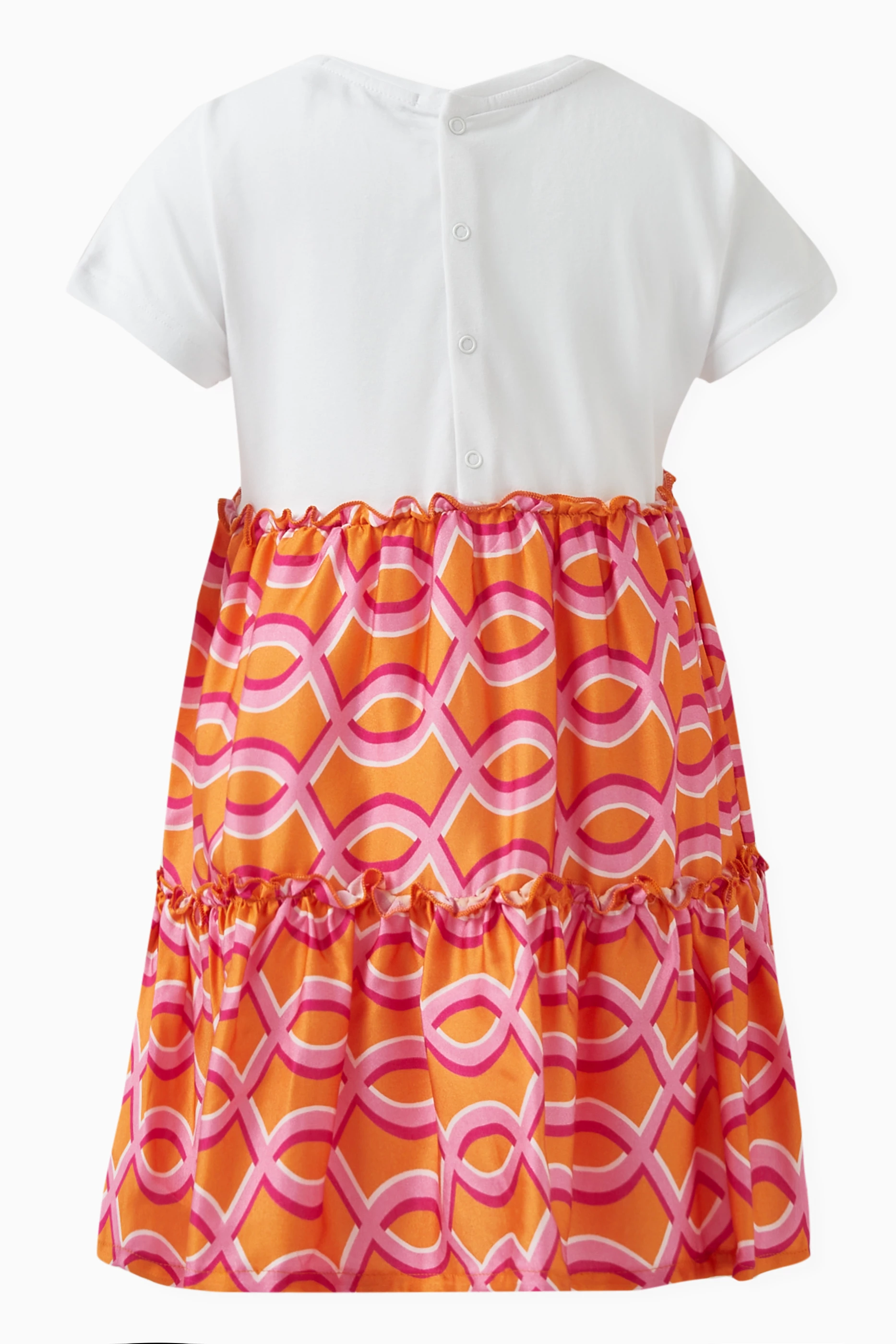 Orange baby dress top