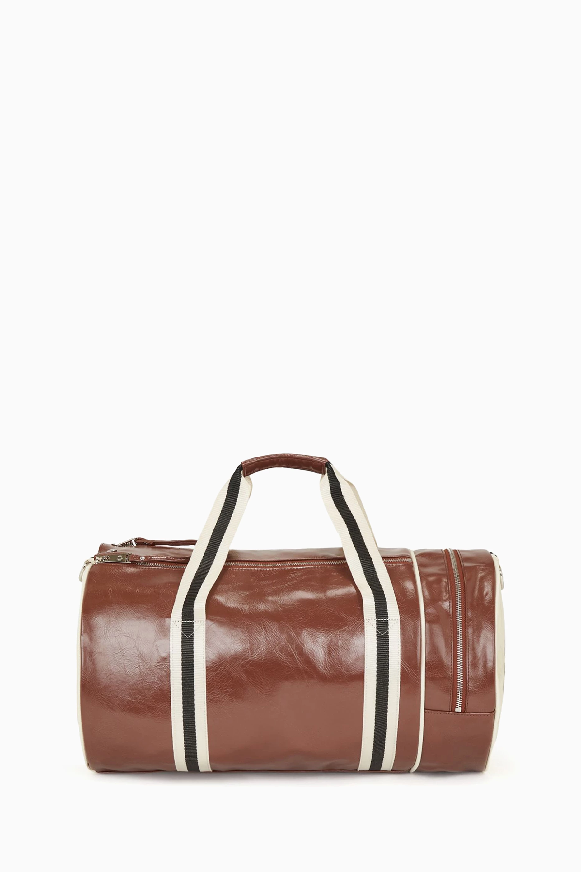 Fred perry twin discount tipped barrel bag