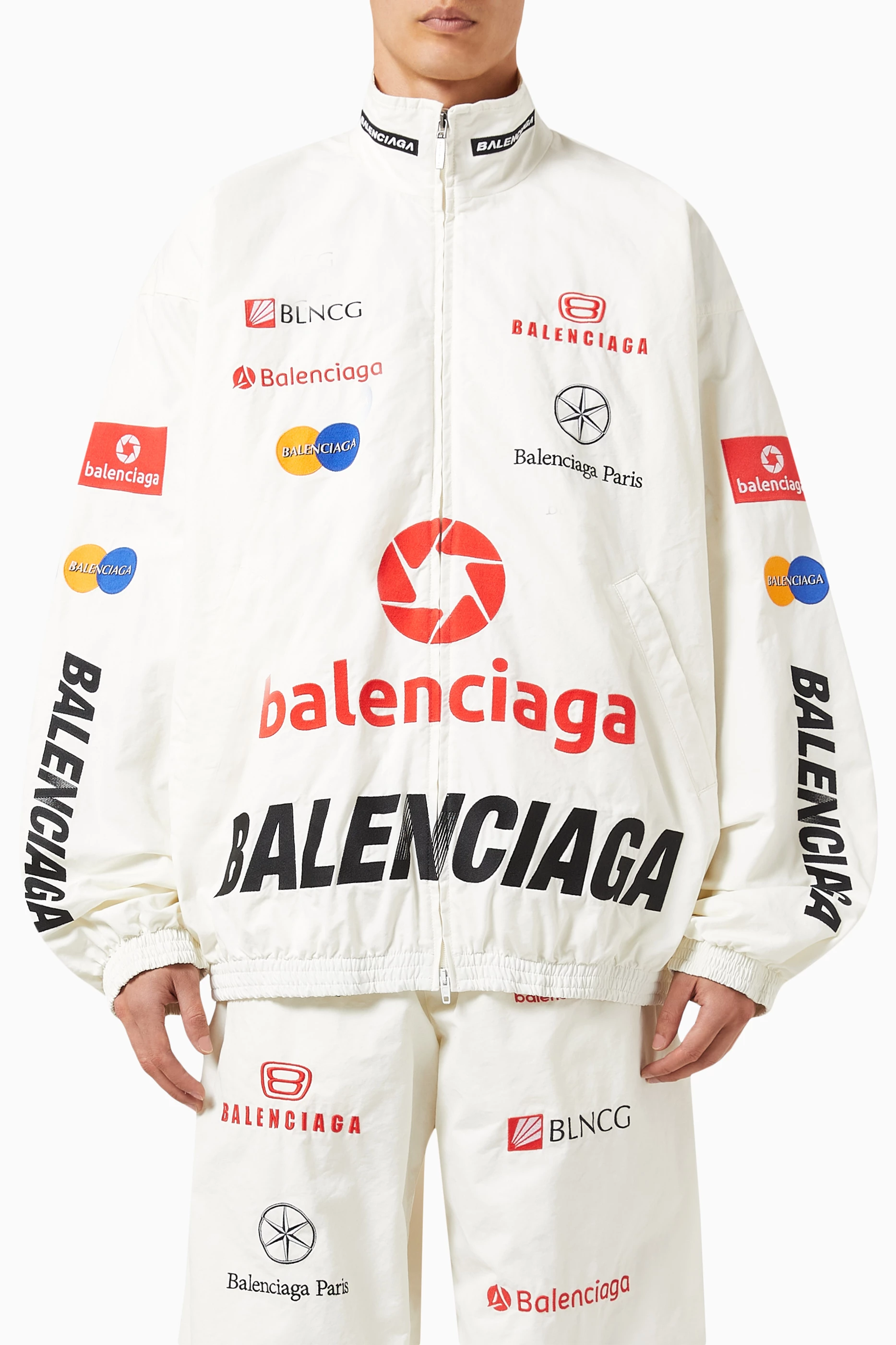 Balenciaga jersey track sales jacket