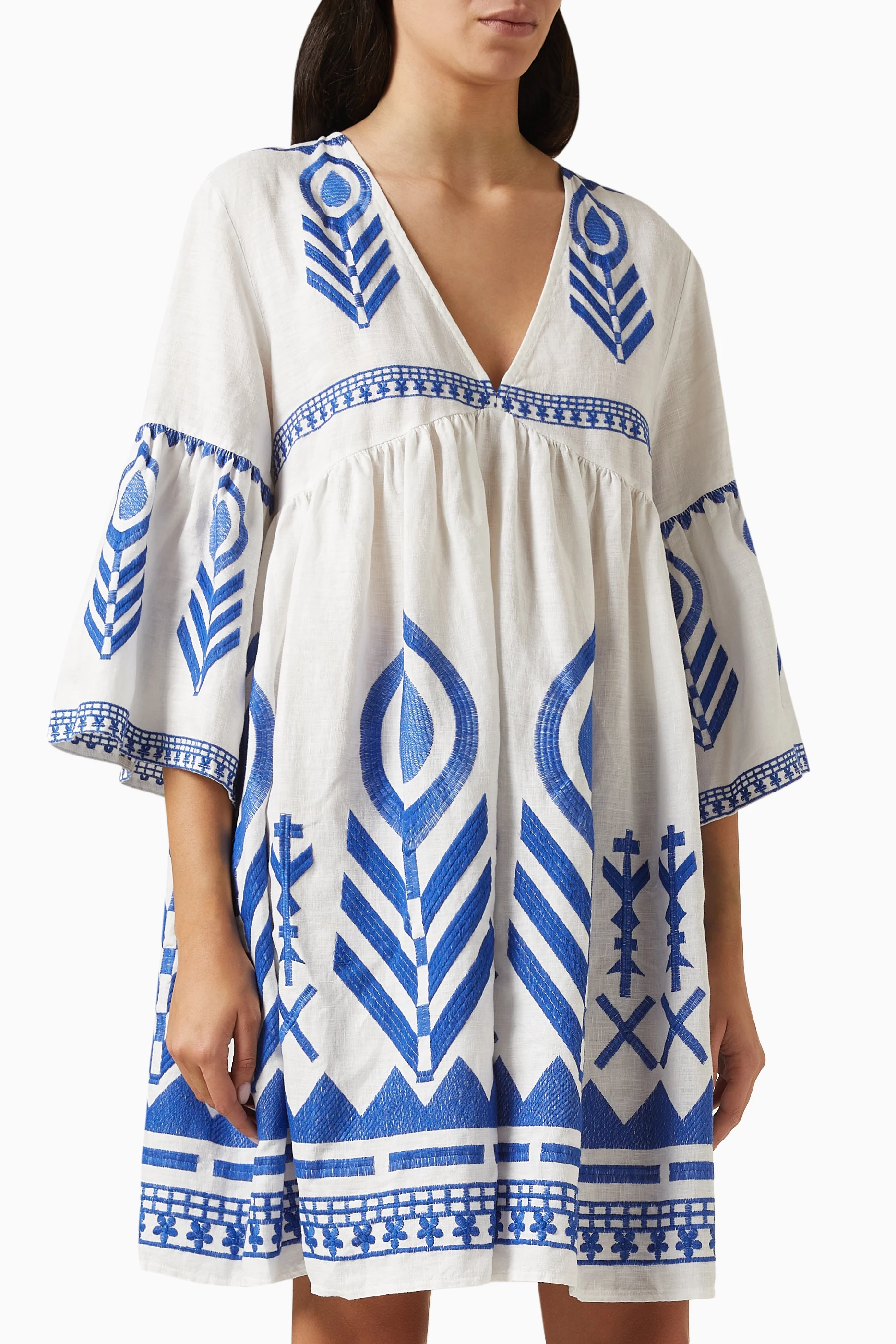 Kori embroidered sales dress