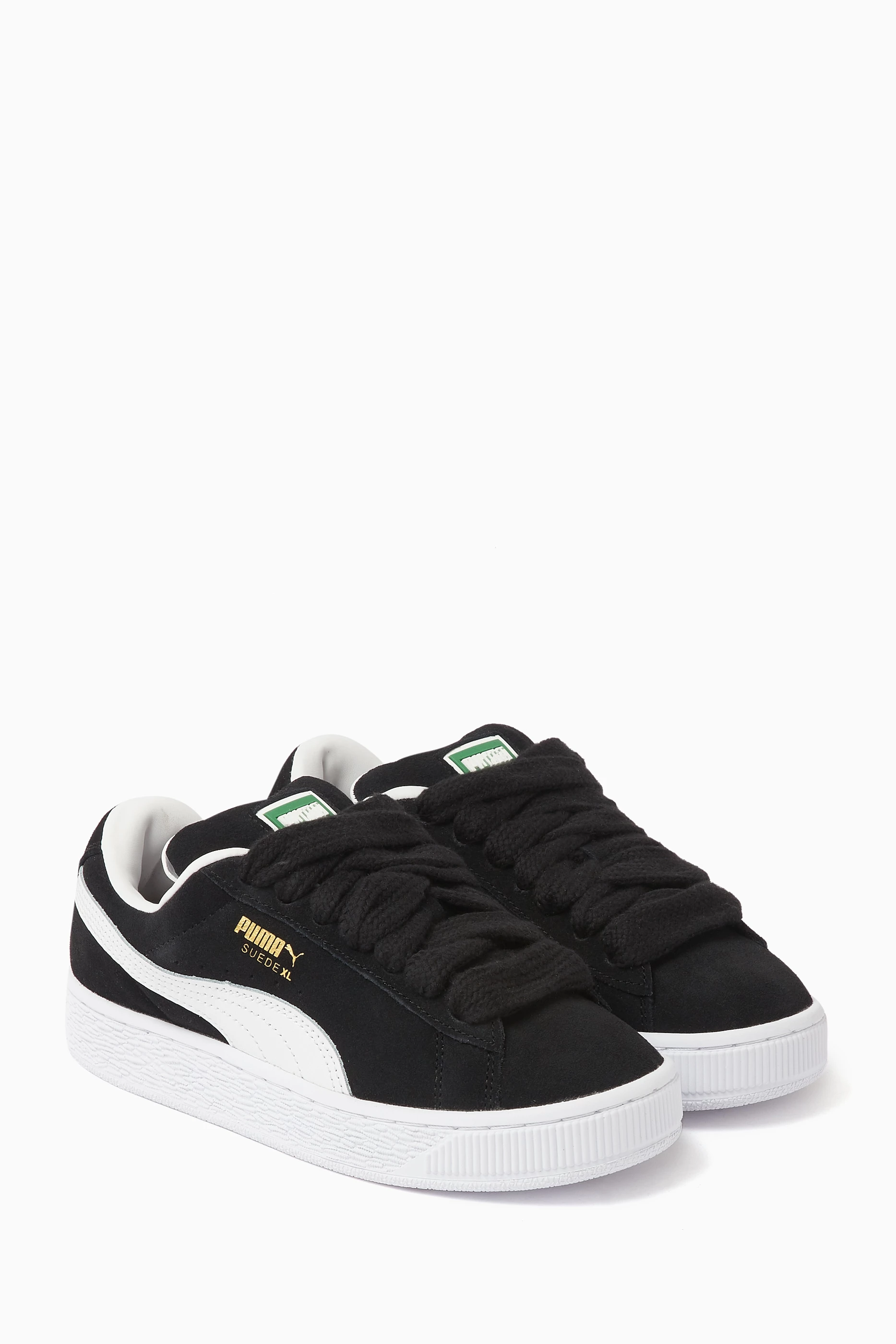 Buy Puma Black Kids Suede XL Sneakers for UNISEX in UAE Ounass