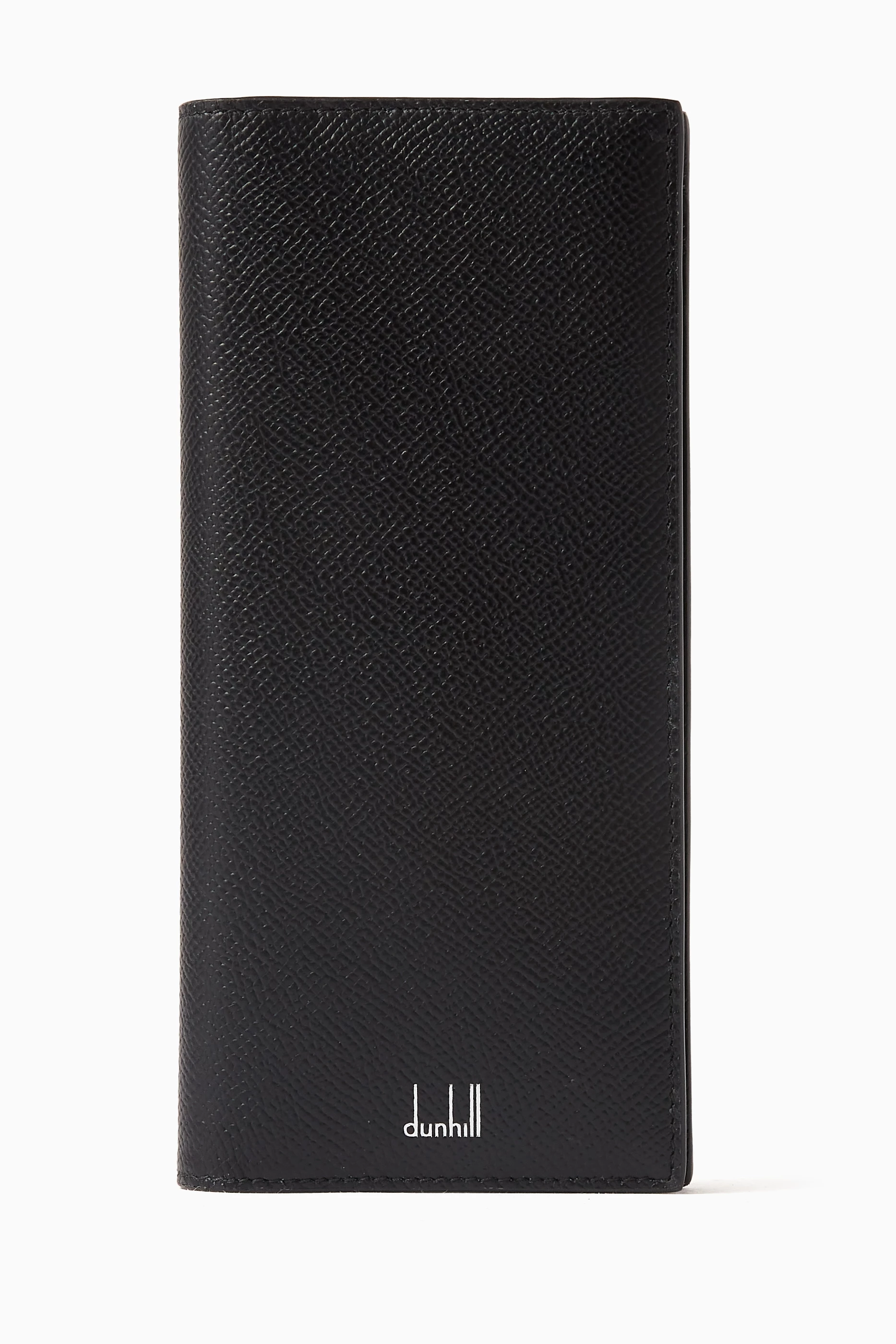 Buy Dunhill Black Cadogan 10cc Coat Wallet in Full grain Calf